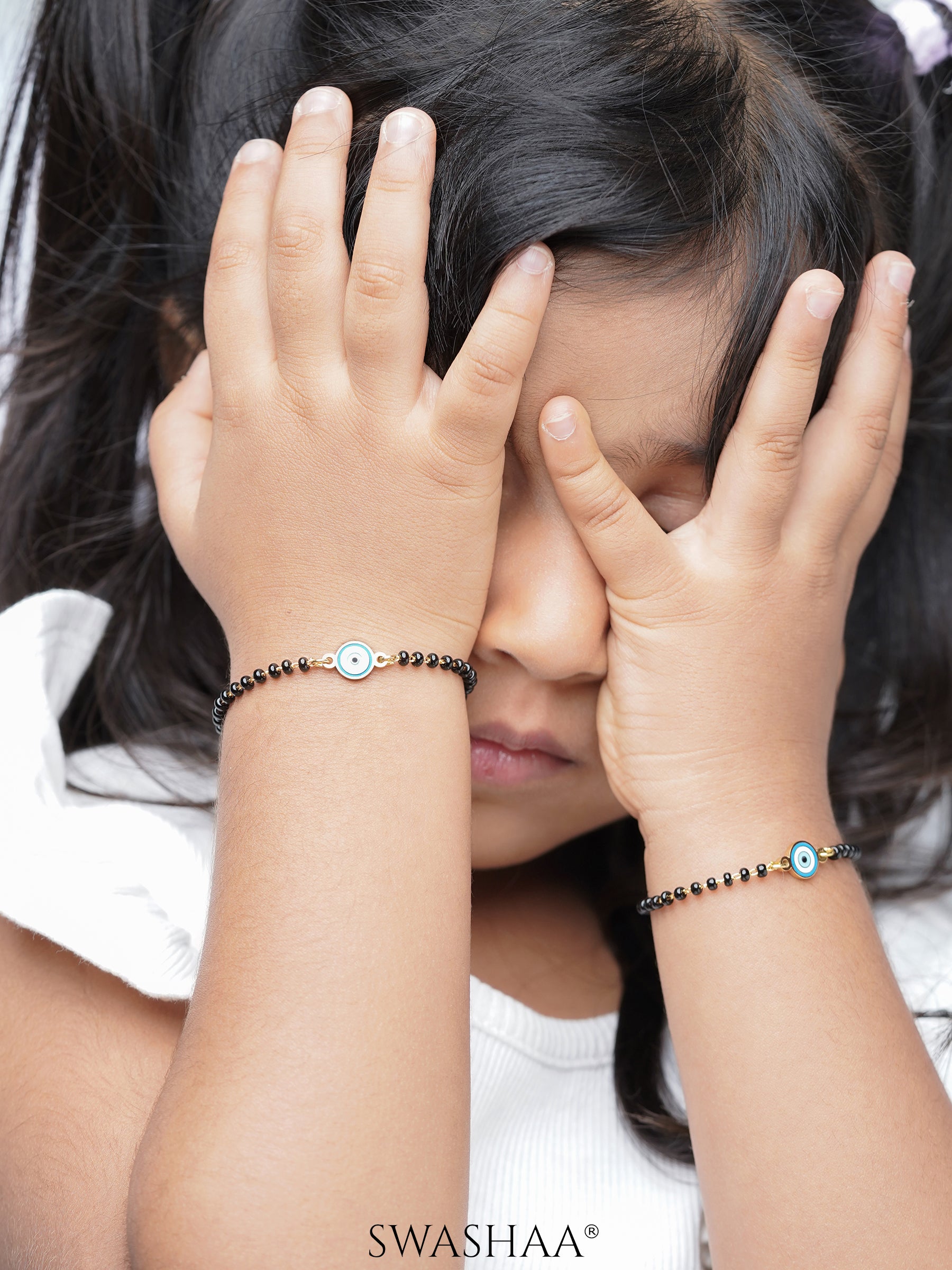 Ocean Eye 18K Gold Plated Kid's Nazariya Bracelet