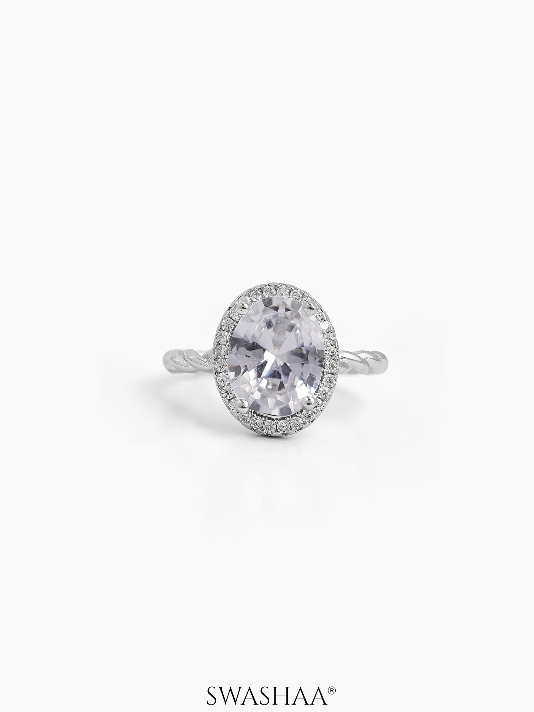 Opaline Solitaire Ring