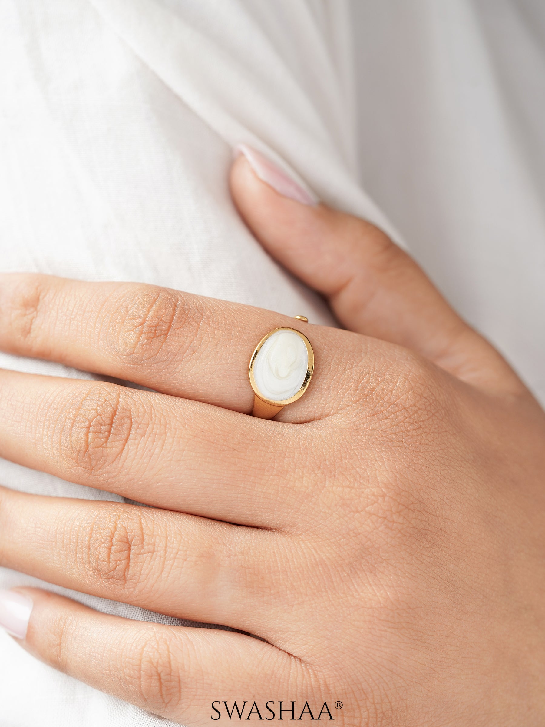 Pashto 18K Gold Plated Ring