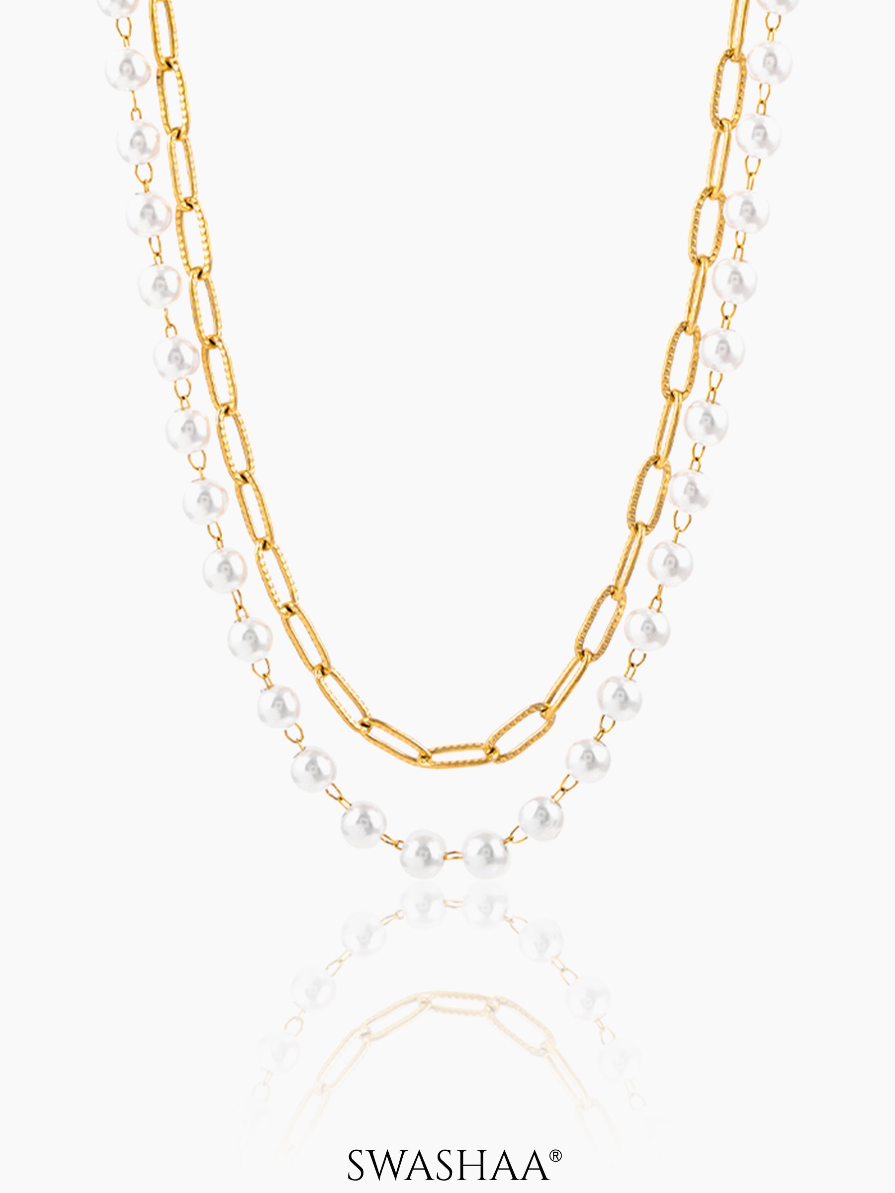 Peach 18K Gold Plated Stacking Set Gold