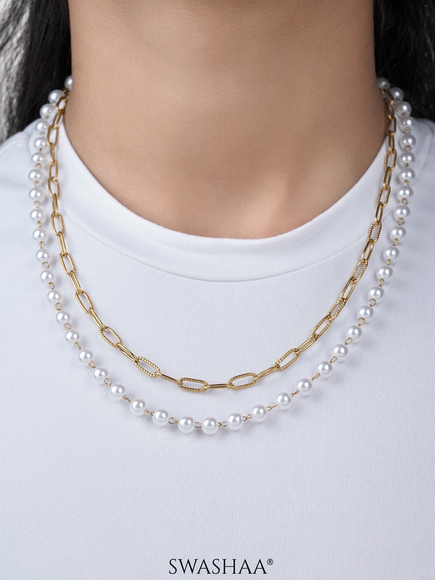 Peach 18K Gold Plated Stacking Set