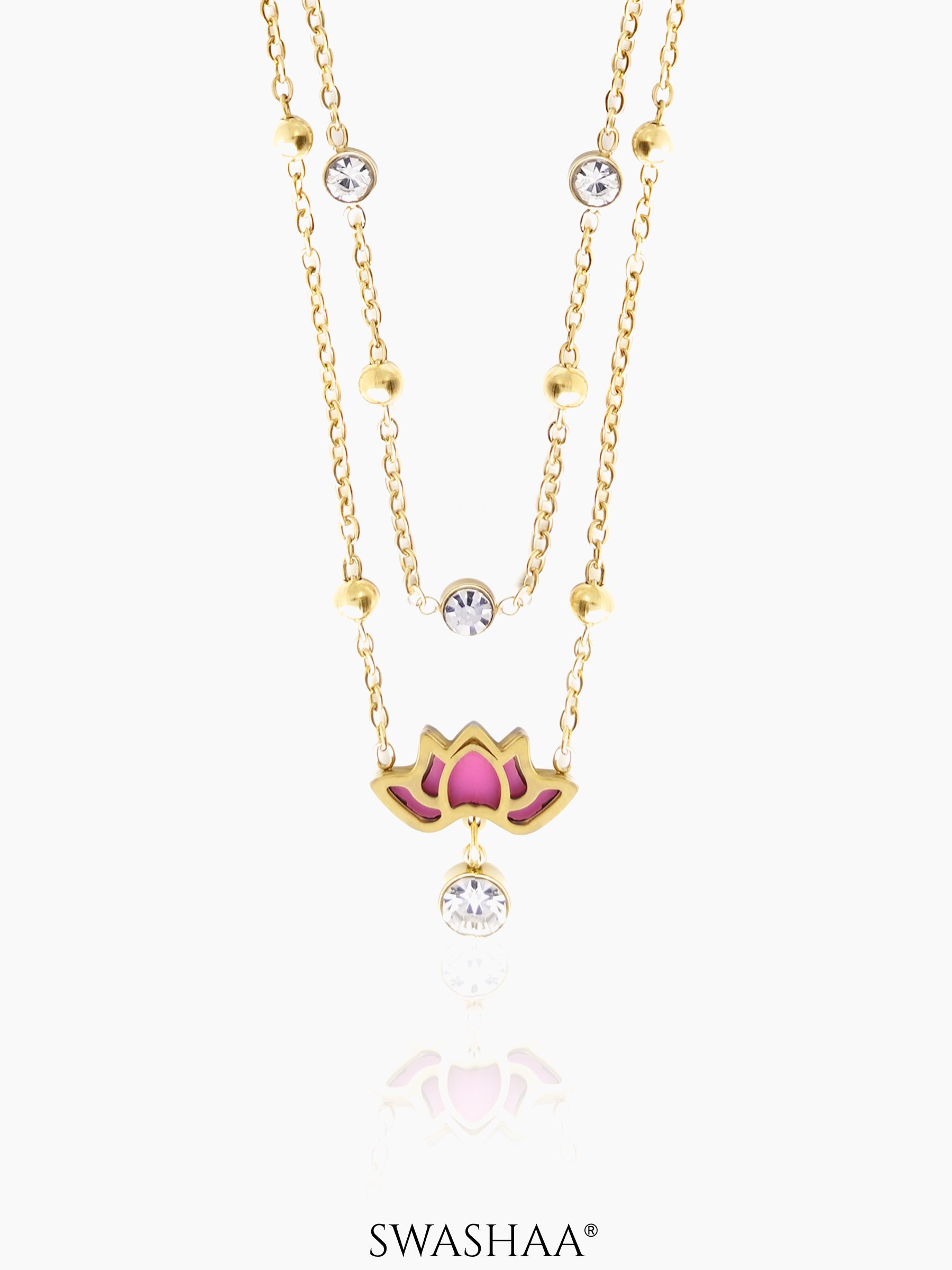 Pious 18K Gold Plated Women's Necklace Gold