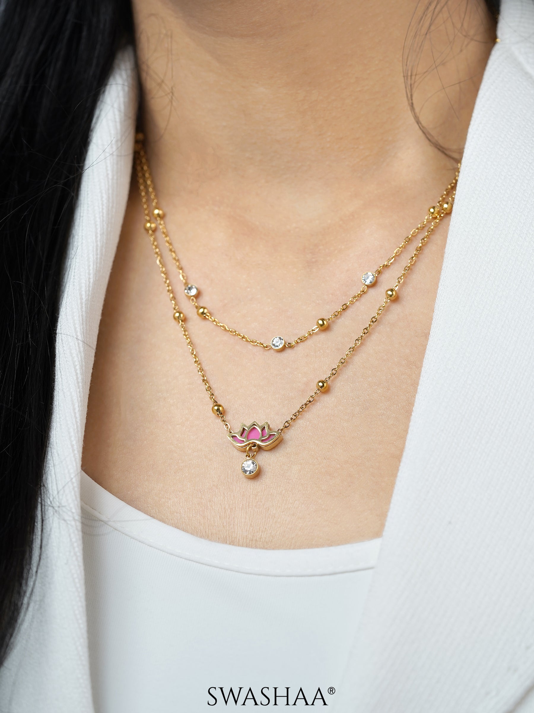 Pious 18K Gold Plated Women's Necklace