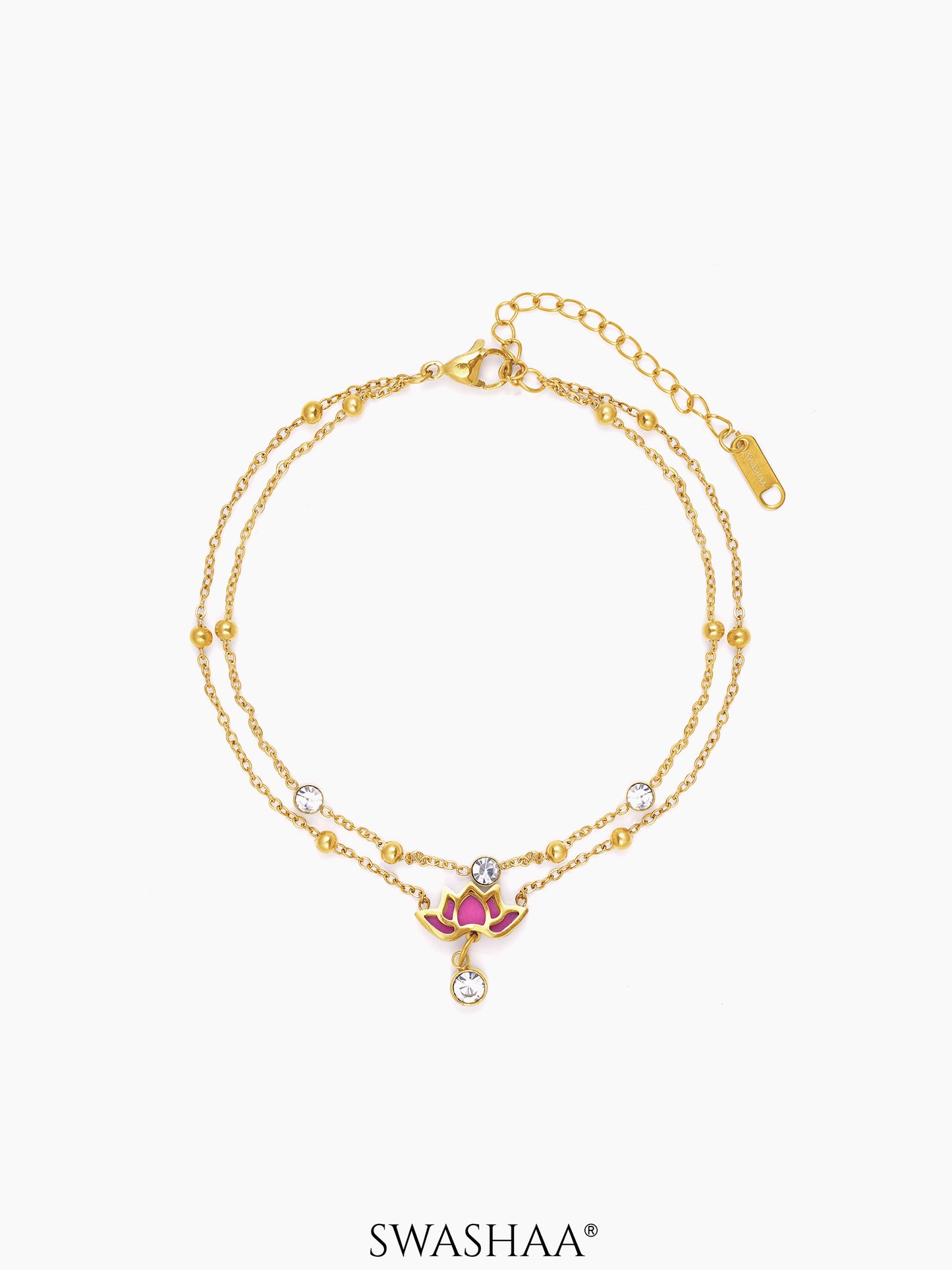 Pious 18K Gold Plated Women's Anklet Gold