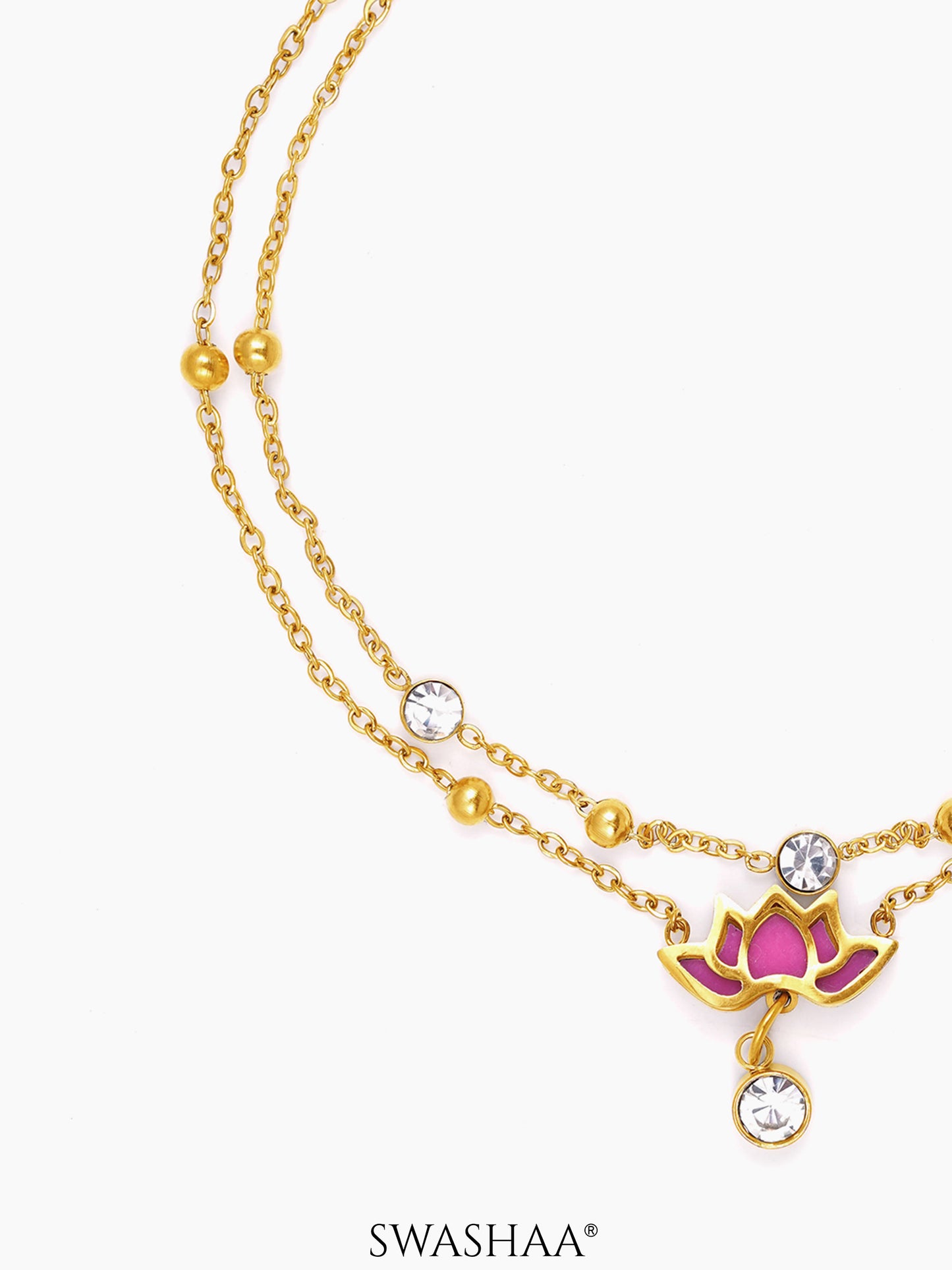 Pious 18K Gold Plated Women's Anklet