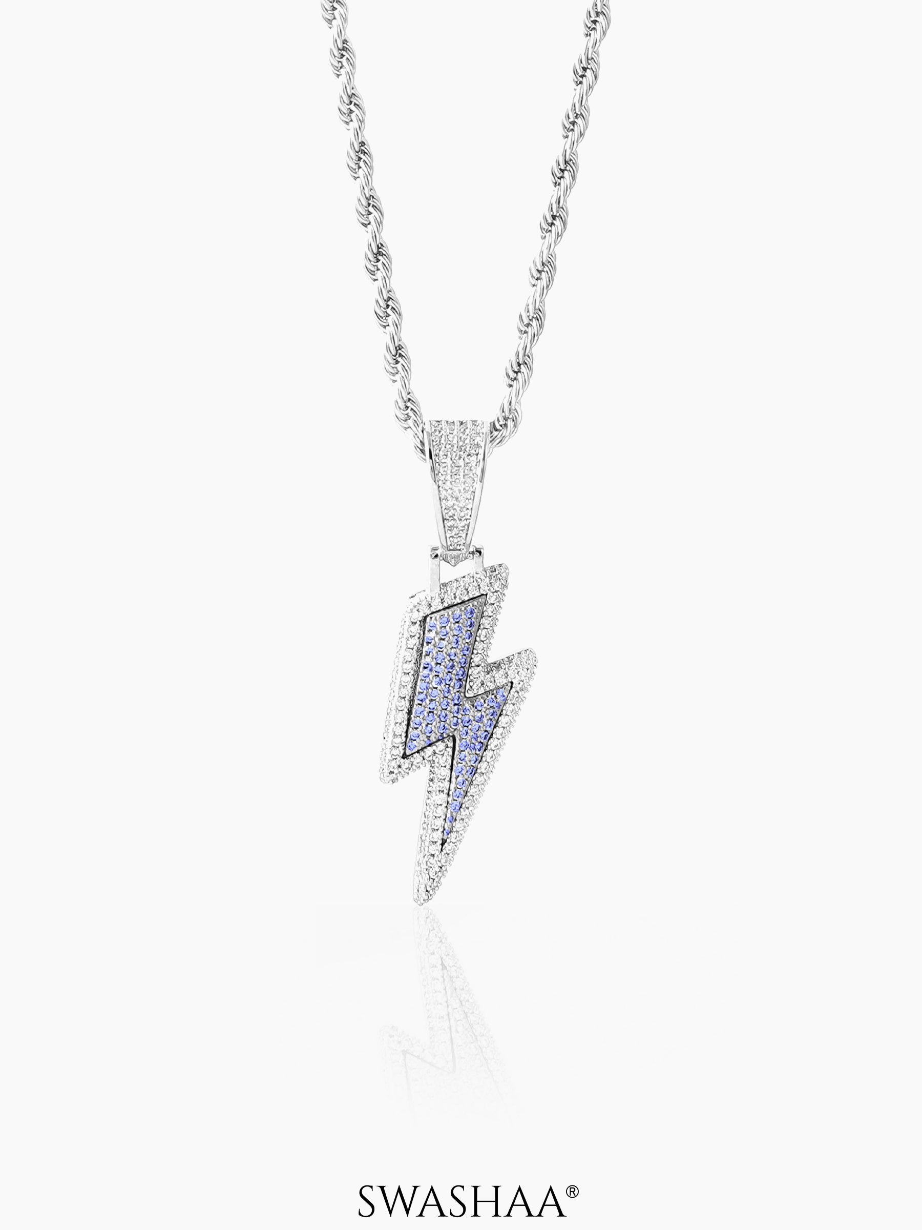 Potter Men's Chain Pendant Blue - Silver
