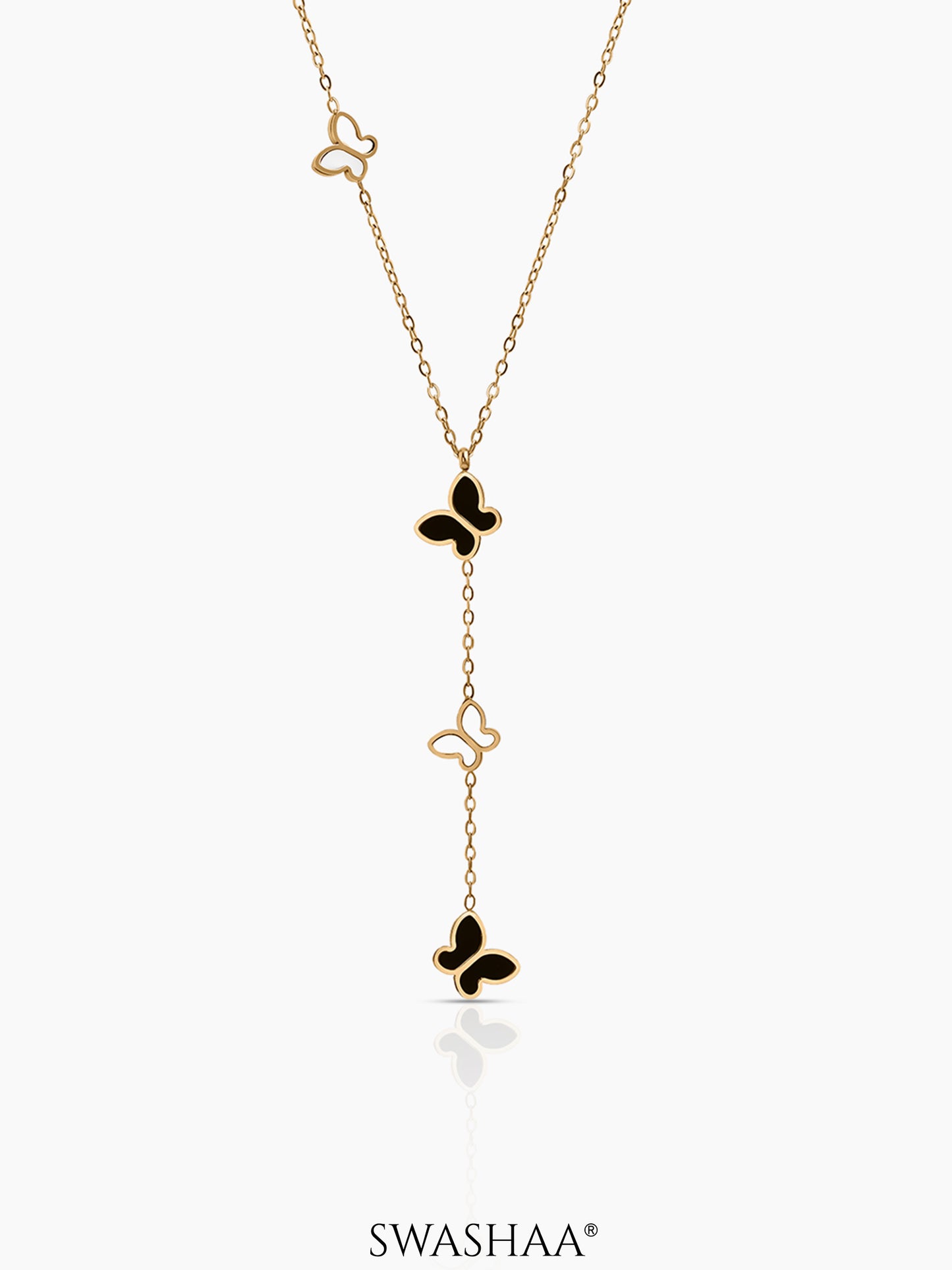 Raina Butterfly 18K Gold Plated Necklace Gold