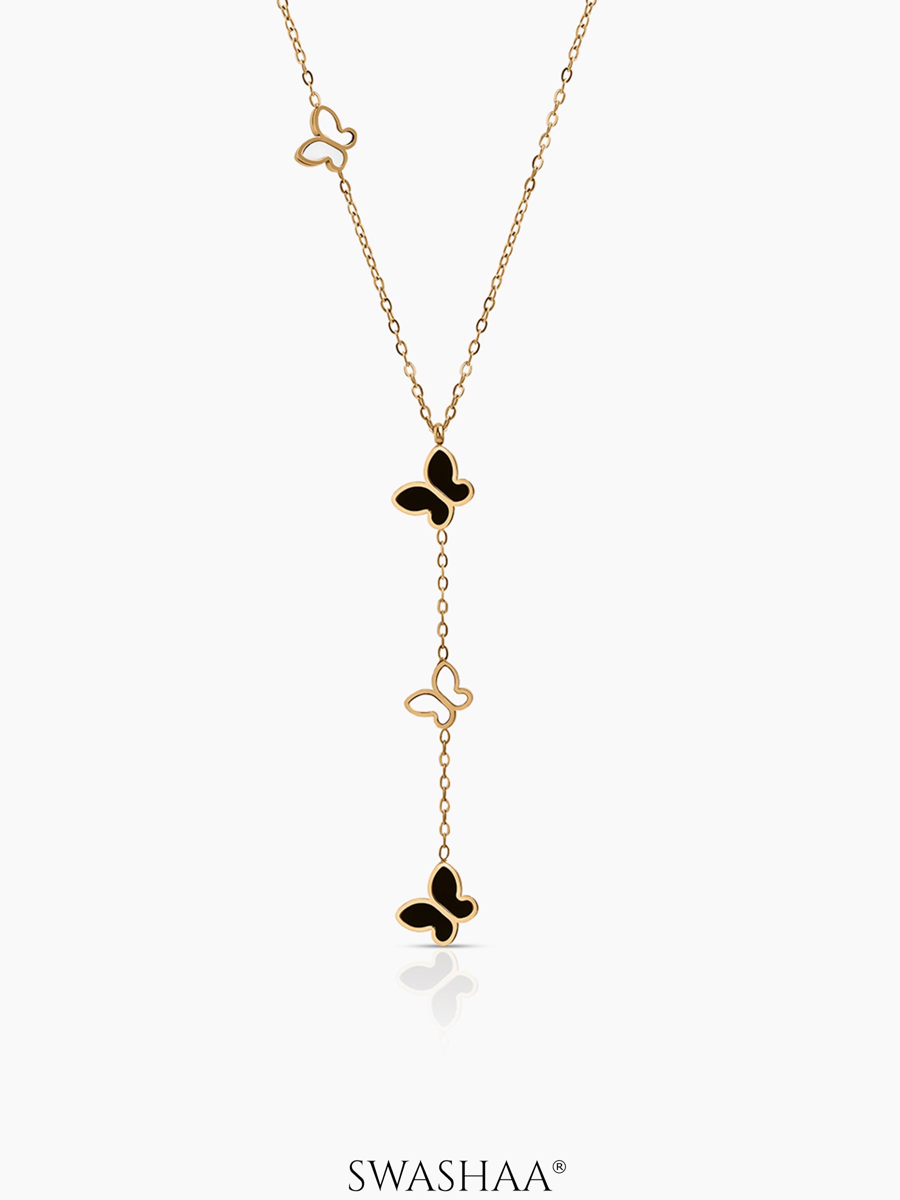 Raina Butterfly 18K Gold Plated Necklace Gold