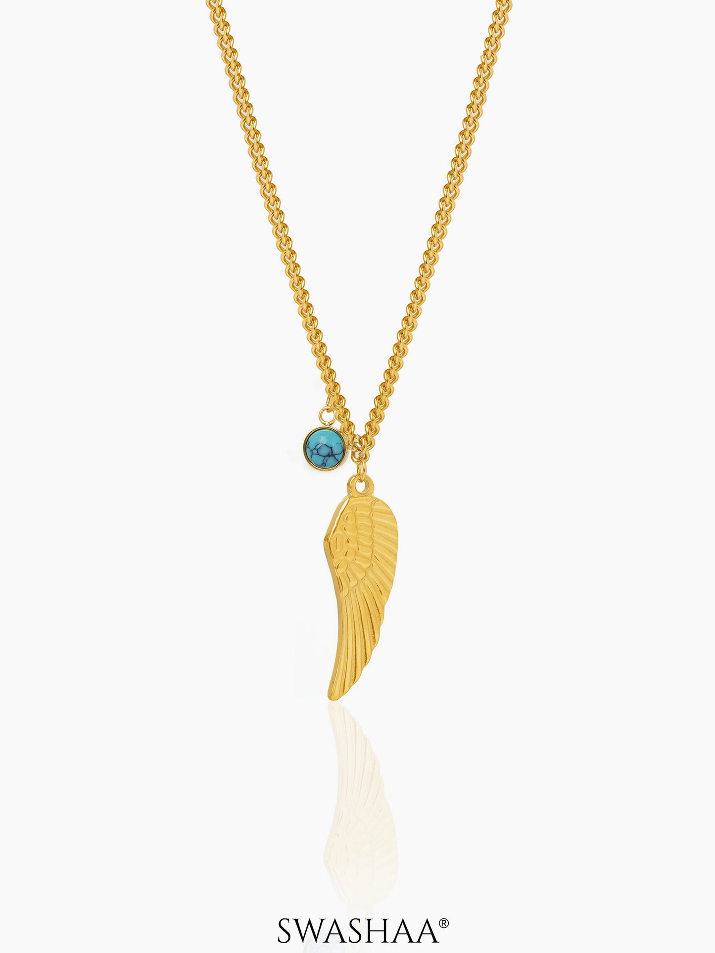 Rana Wings 18K Gold Plated Necklace Gold