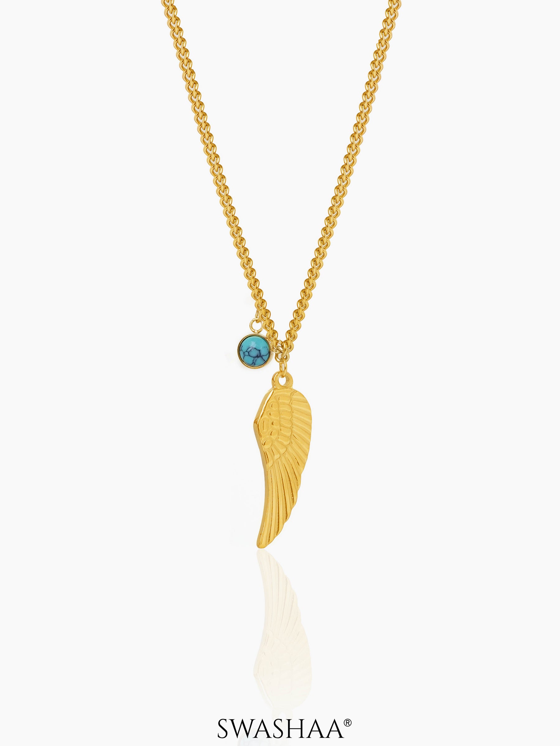 Rana Wings 18K Gold Plated Necklace Gold