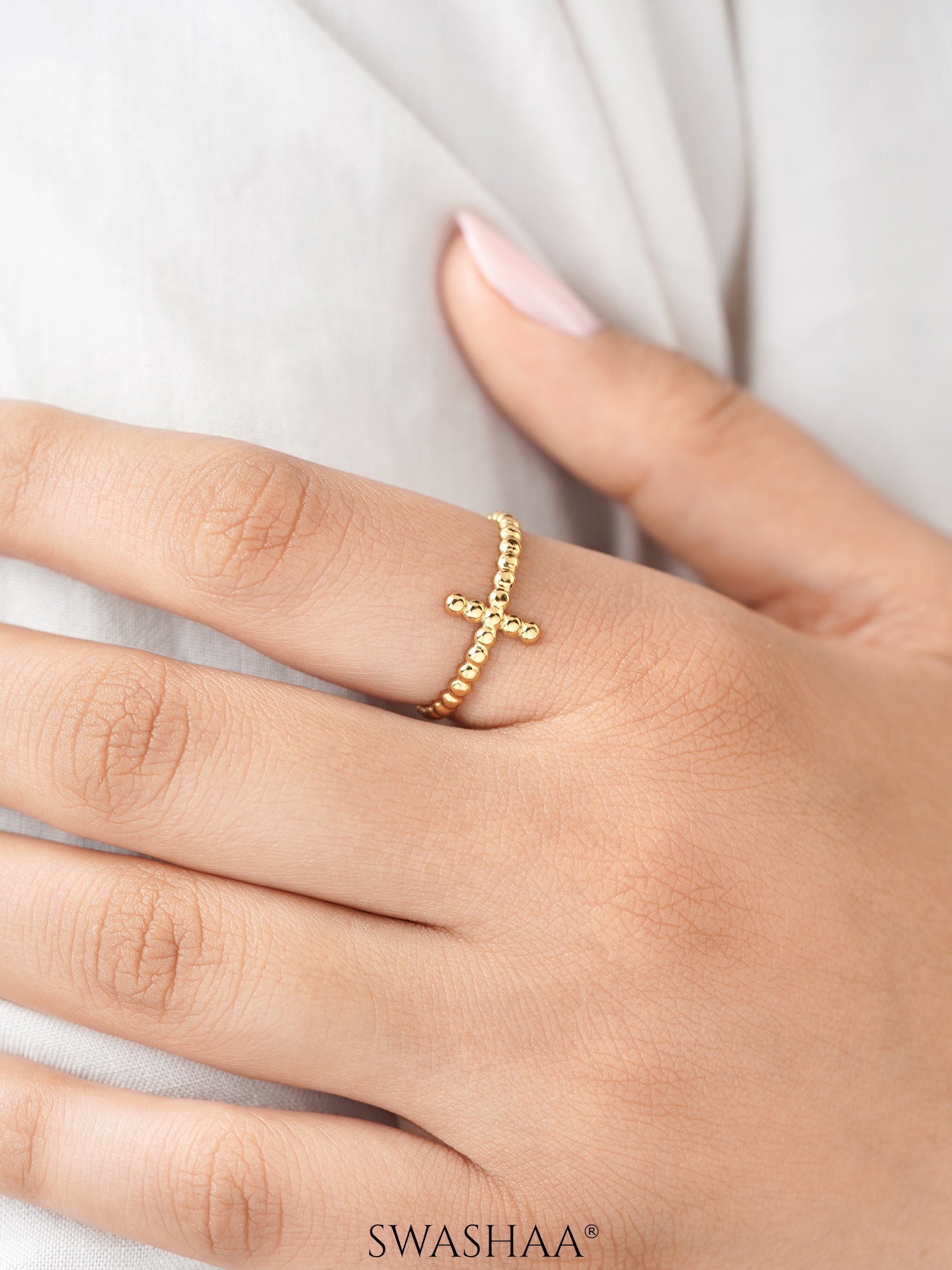 Rei 18K Gold Plated Ring