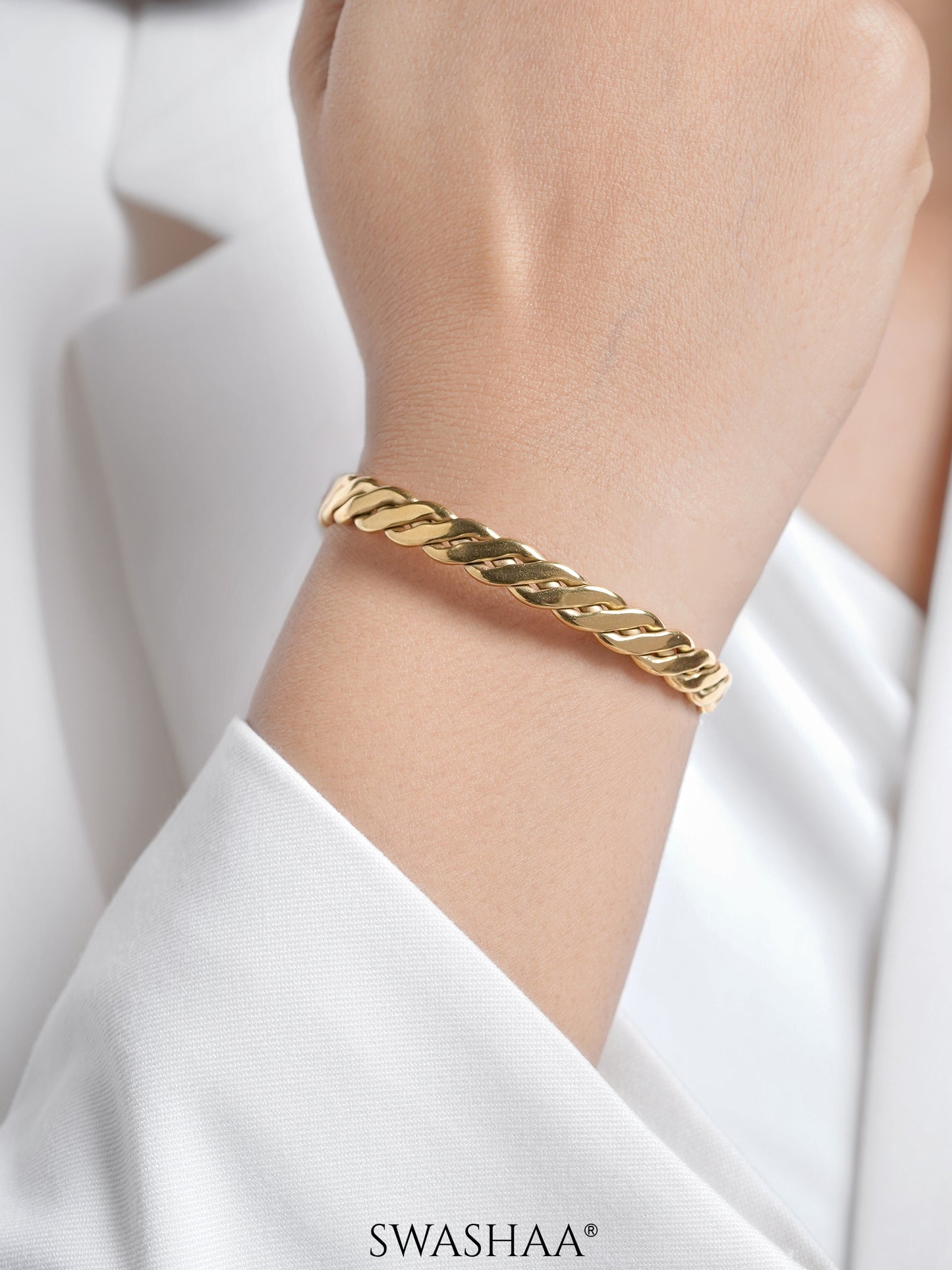 Reina Twist Cuff Bracelet