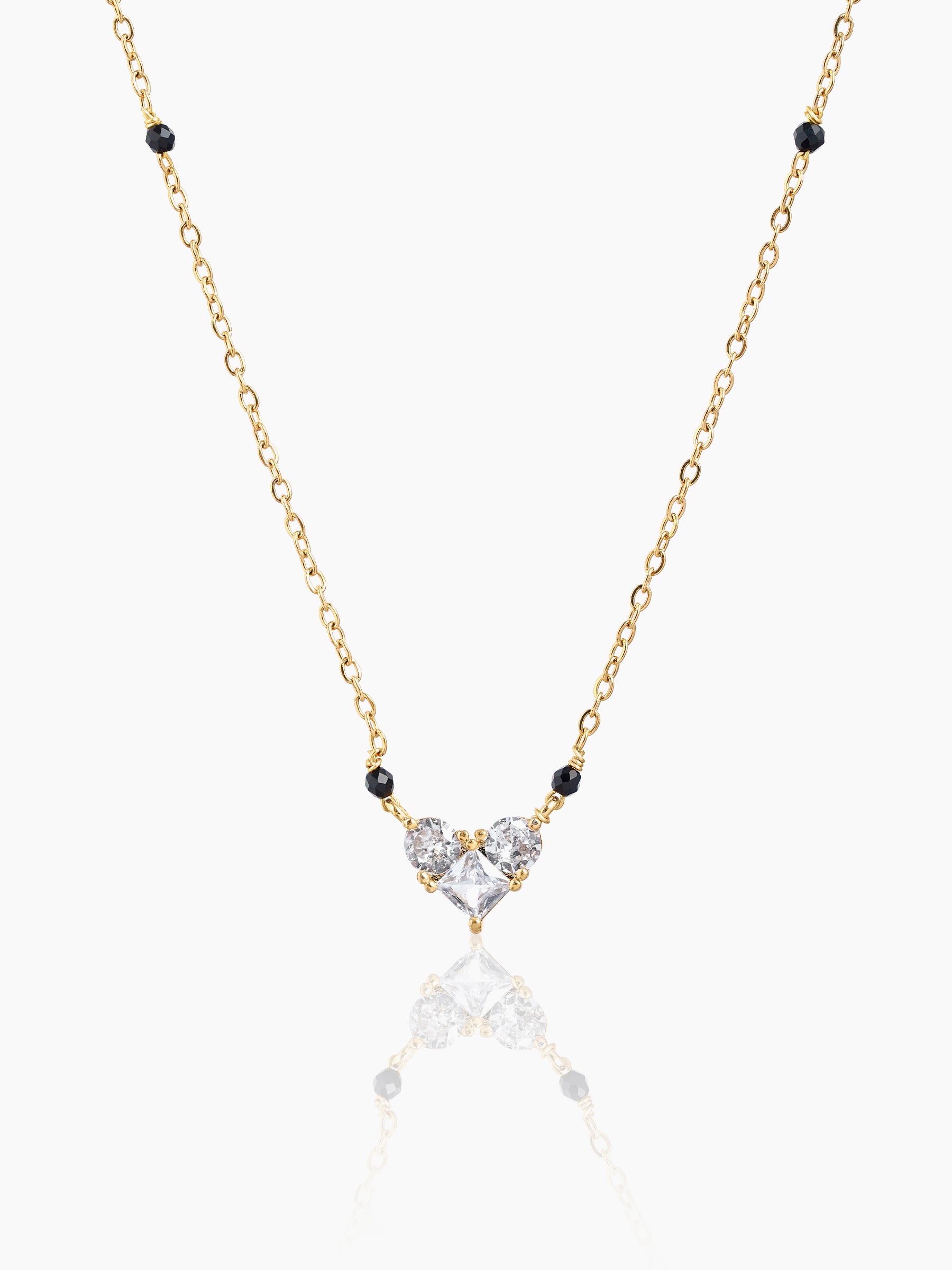 Rivana Heart 18K Gold Plated Mangalsutra Gold