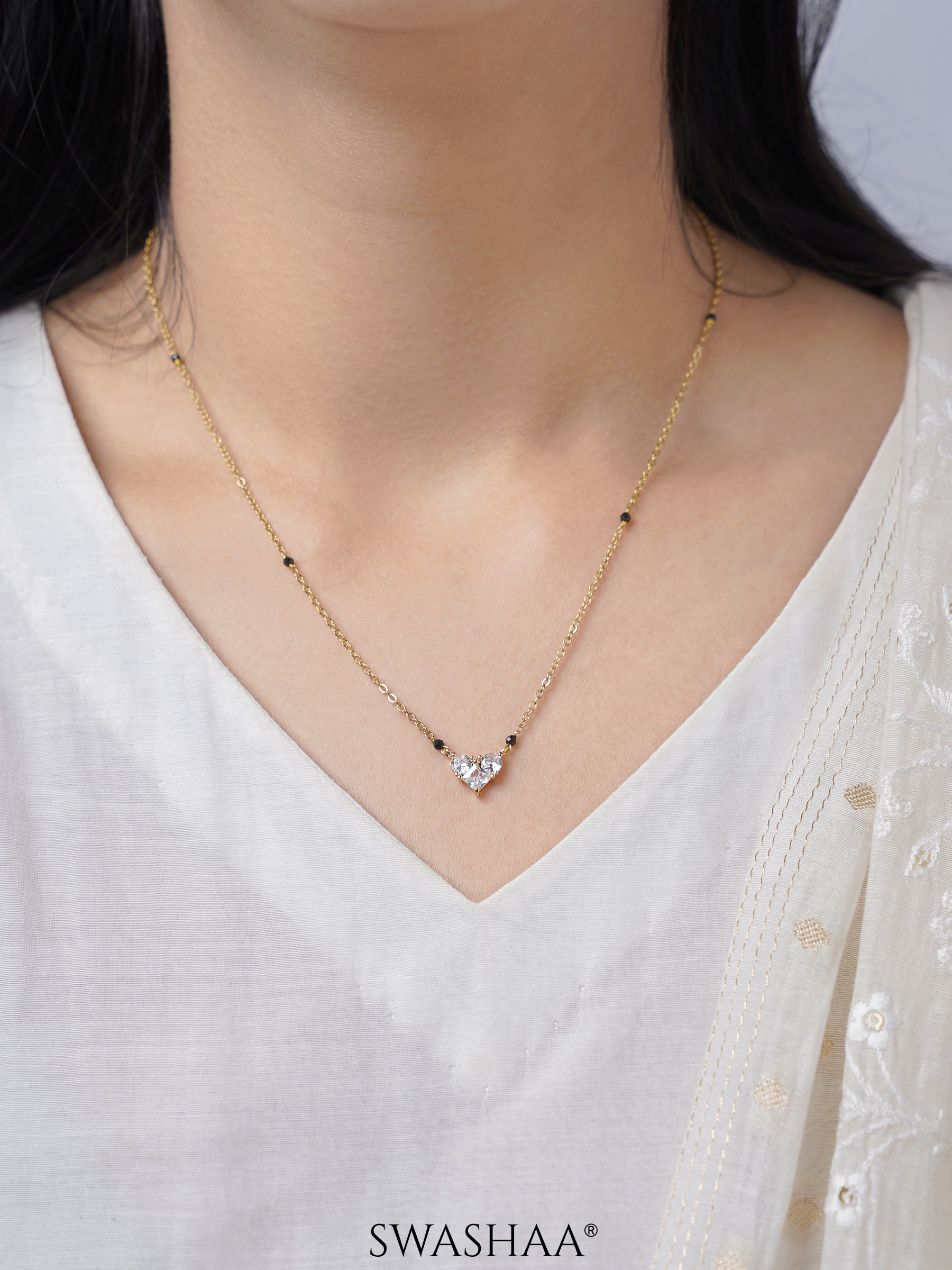 Rivana Heart Mangalsutra