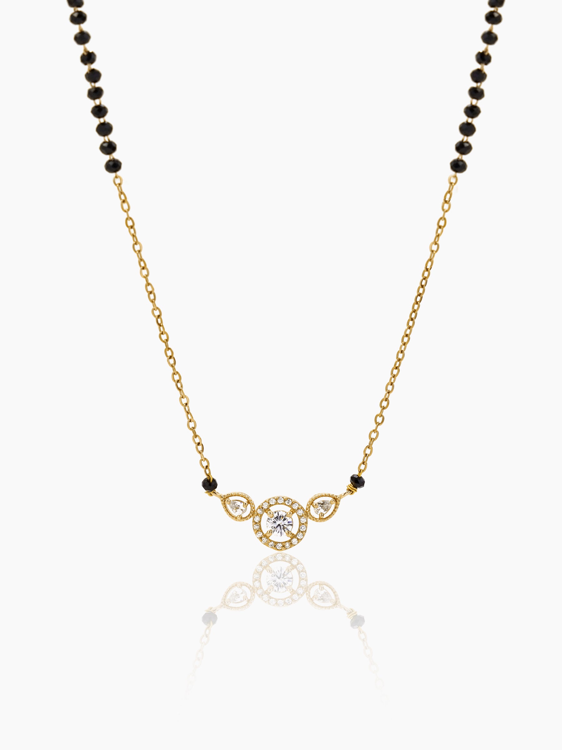 Rivya 18K Gold Plated Mangalsutra Gold