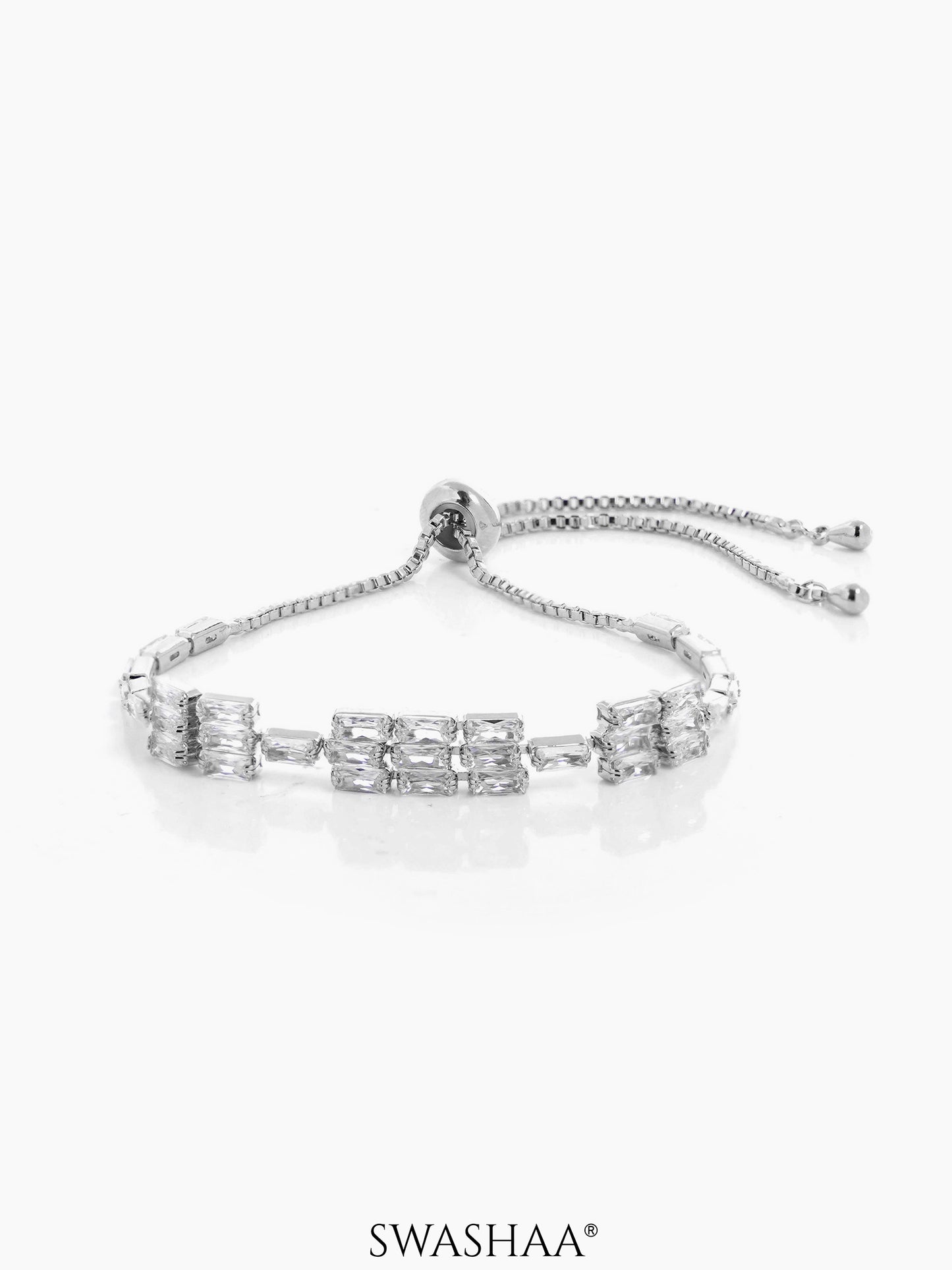 Roba Diamond Bracelet Silver