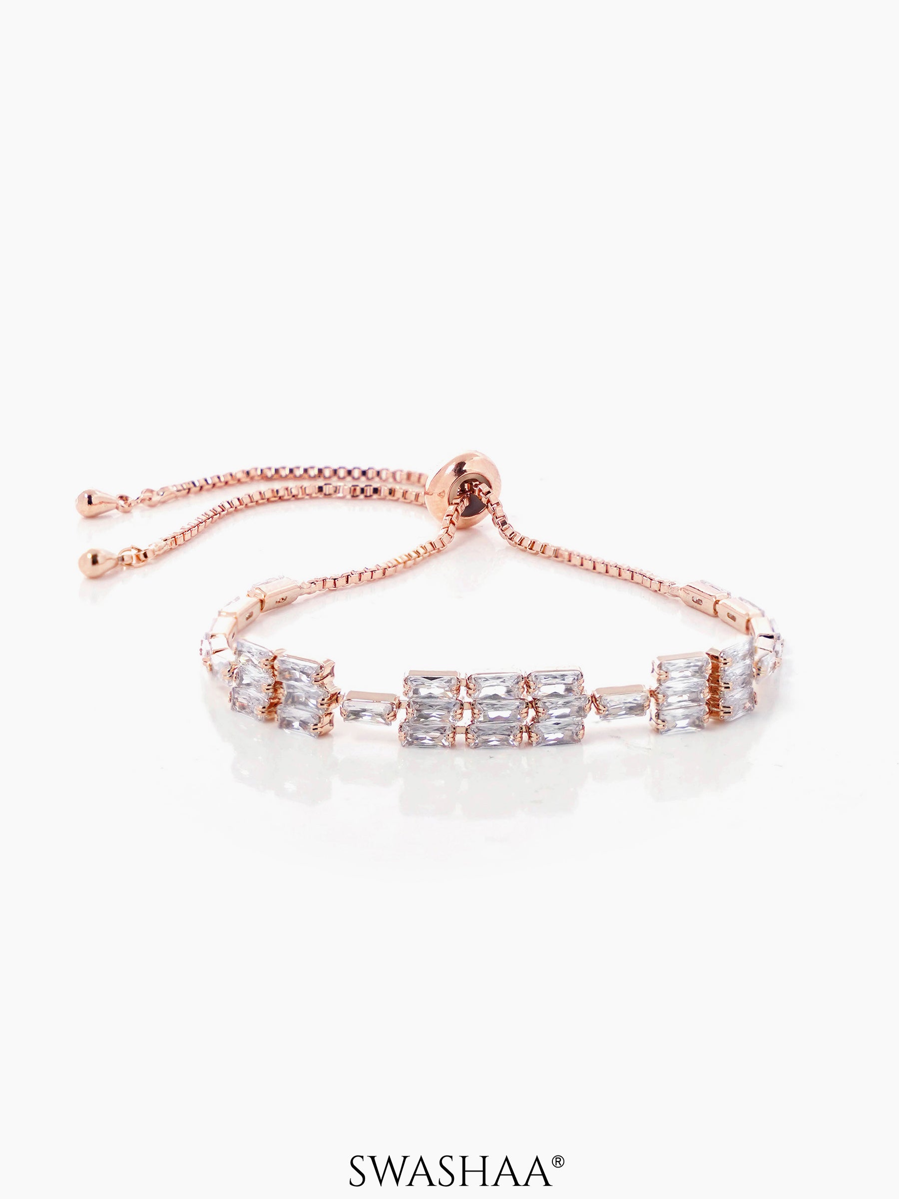 Roba Diamond Bracelet Rosegold Plated
