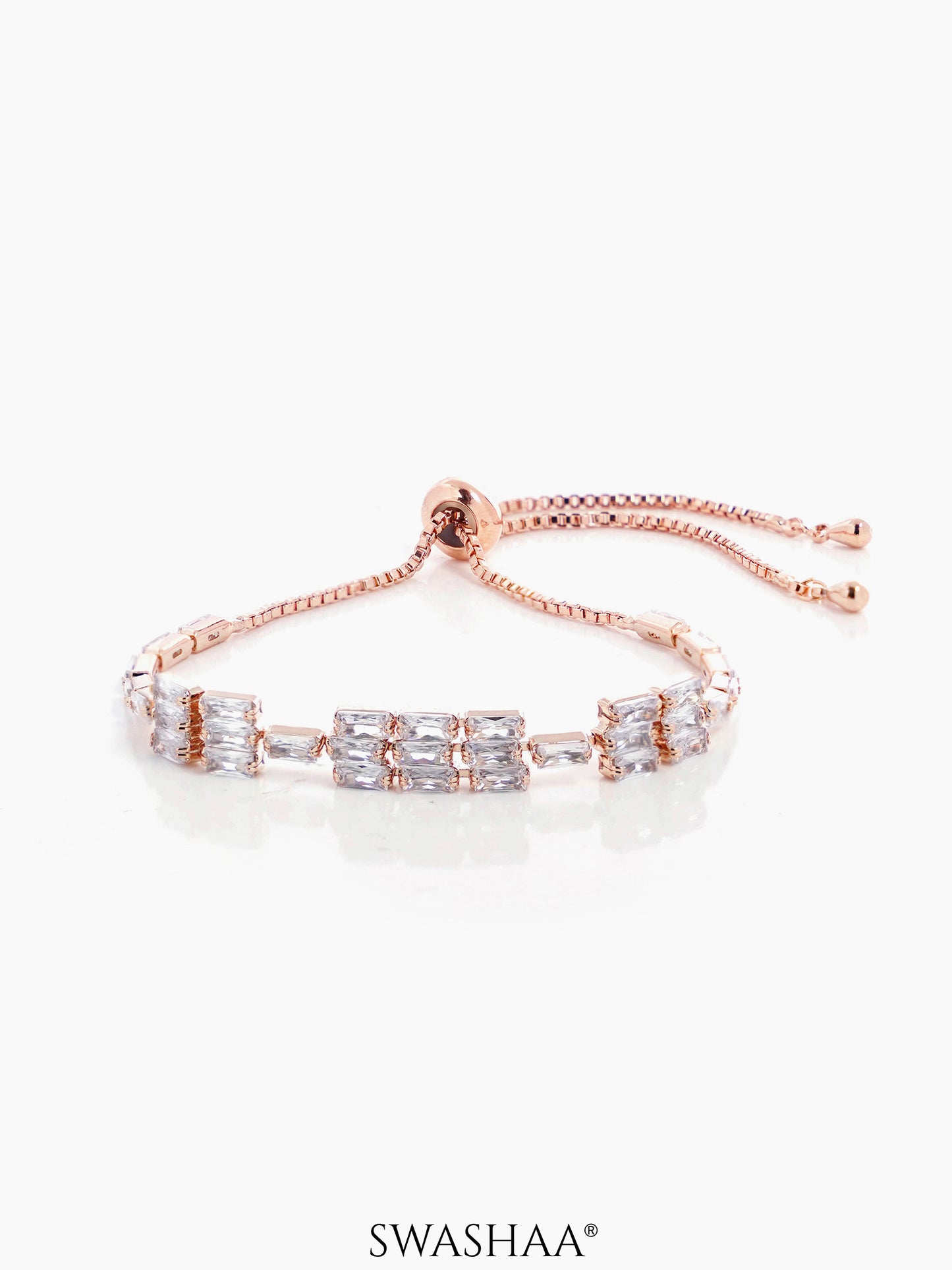 Roba Diamond Bracelet Rosegold Plated
