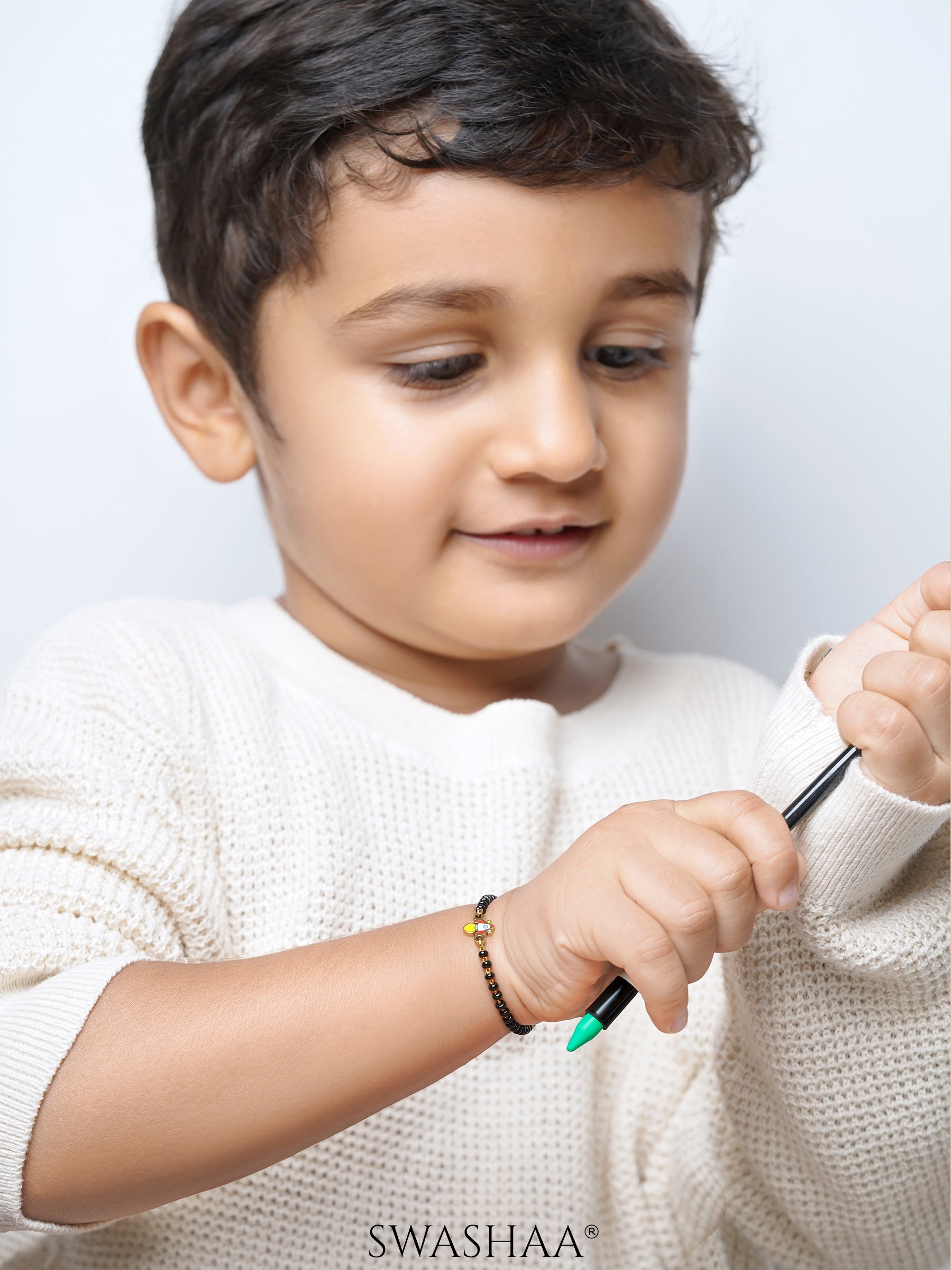 Rocket Dreams 18K Gold Plated Kid's Nazariya Bracelet