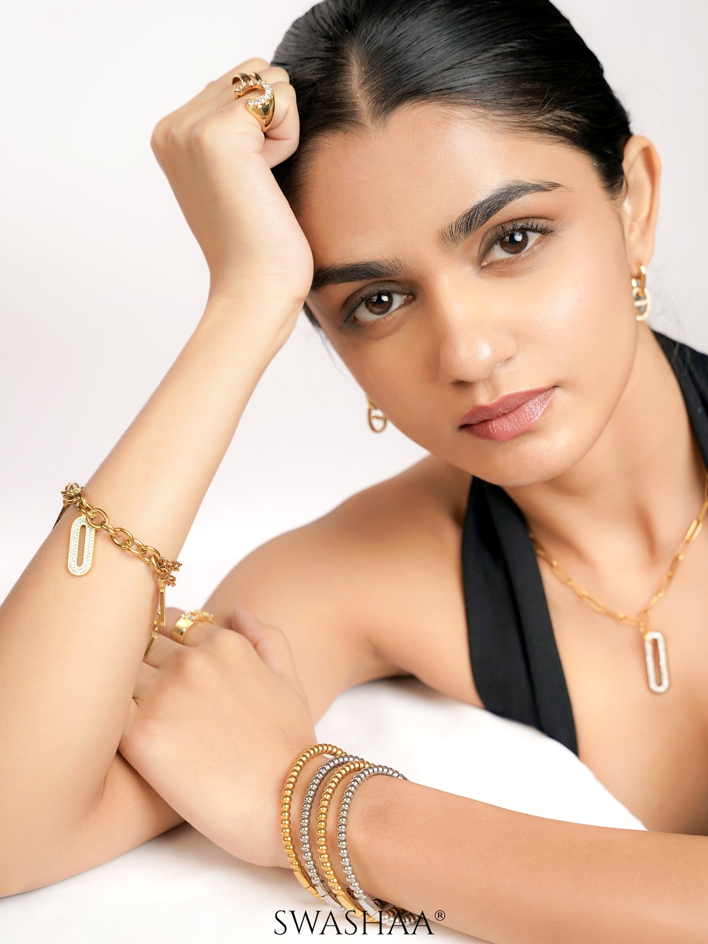 Roha Link 18K Gold Plated Bracelet