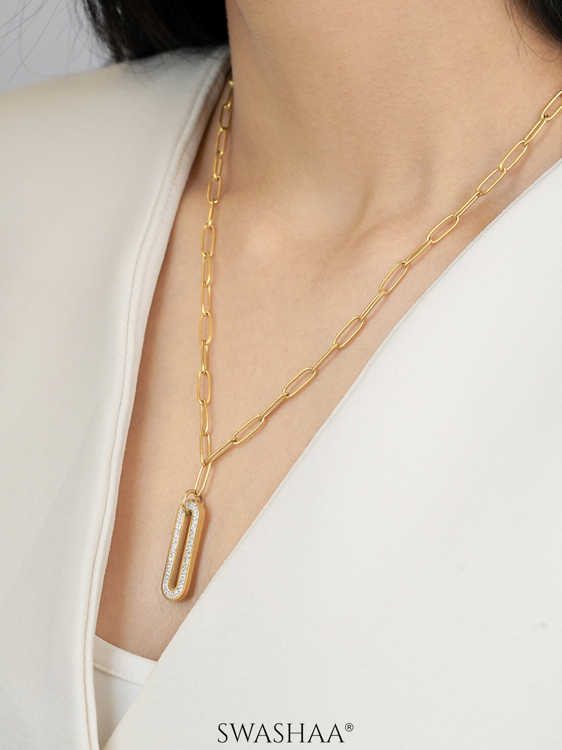 Roha Link 18K Gold Plated Necklace