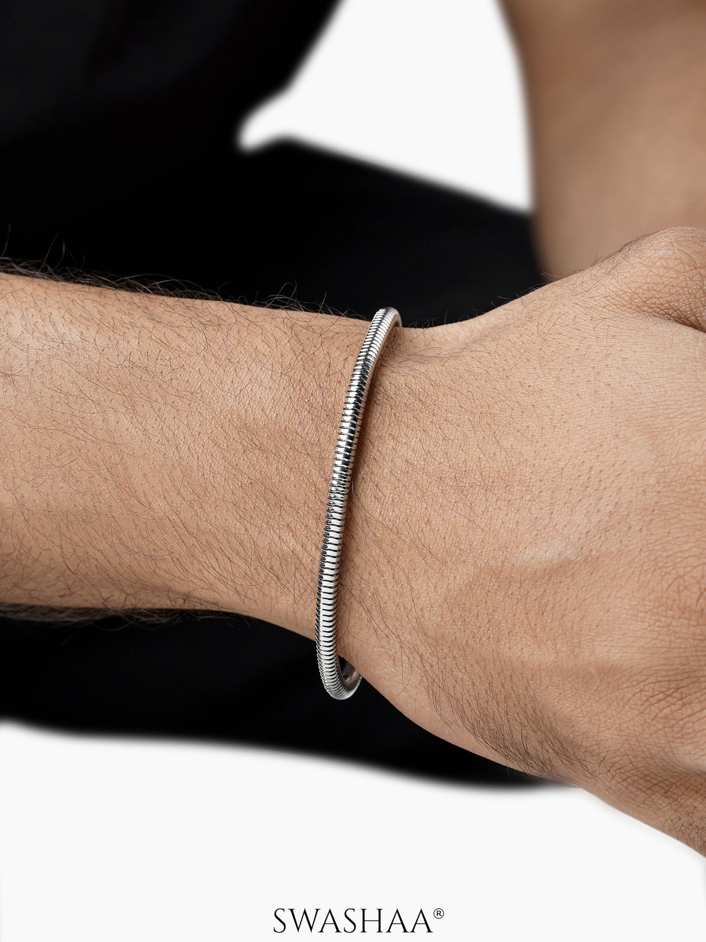Round Rope Chain 4 MM Men's Bracelet