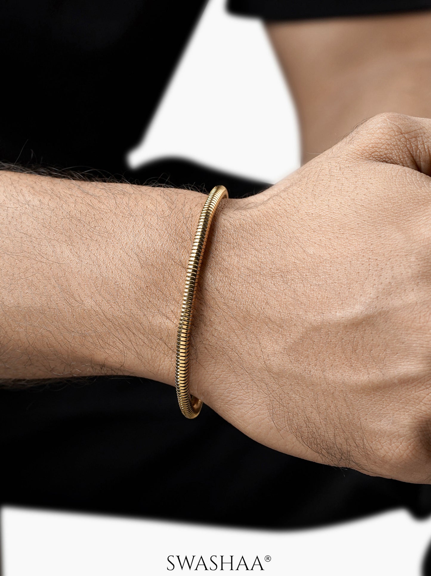 Round Rope Chain 4 MM Men's Bracelet