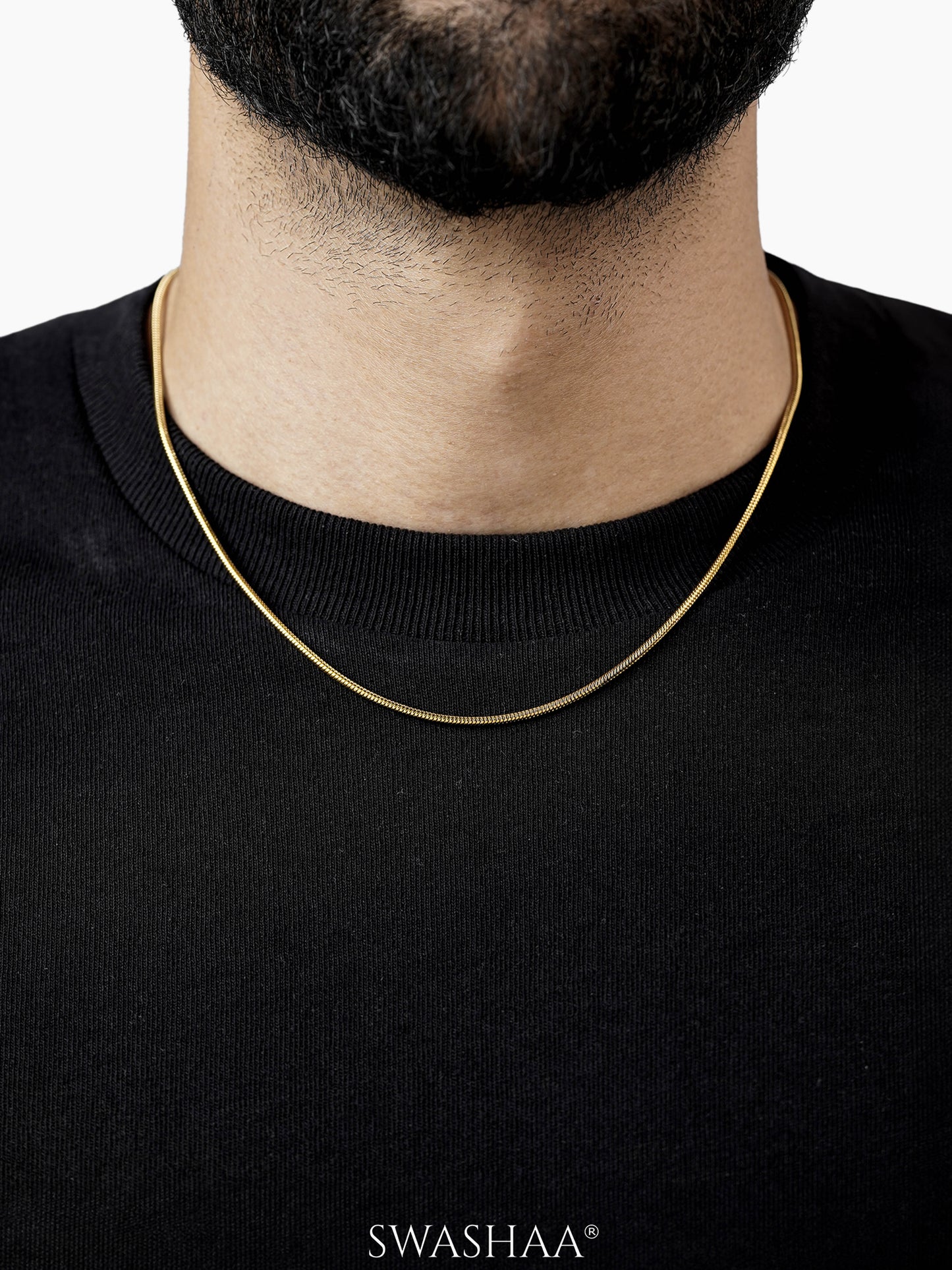 Round Snake 2 MM Men's Chain