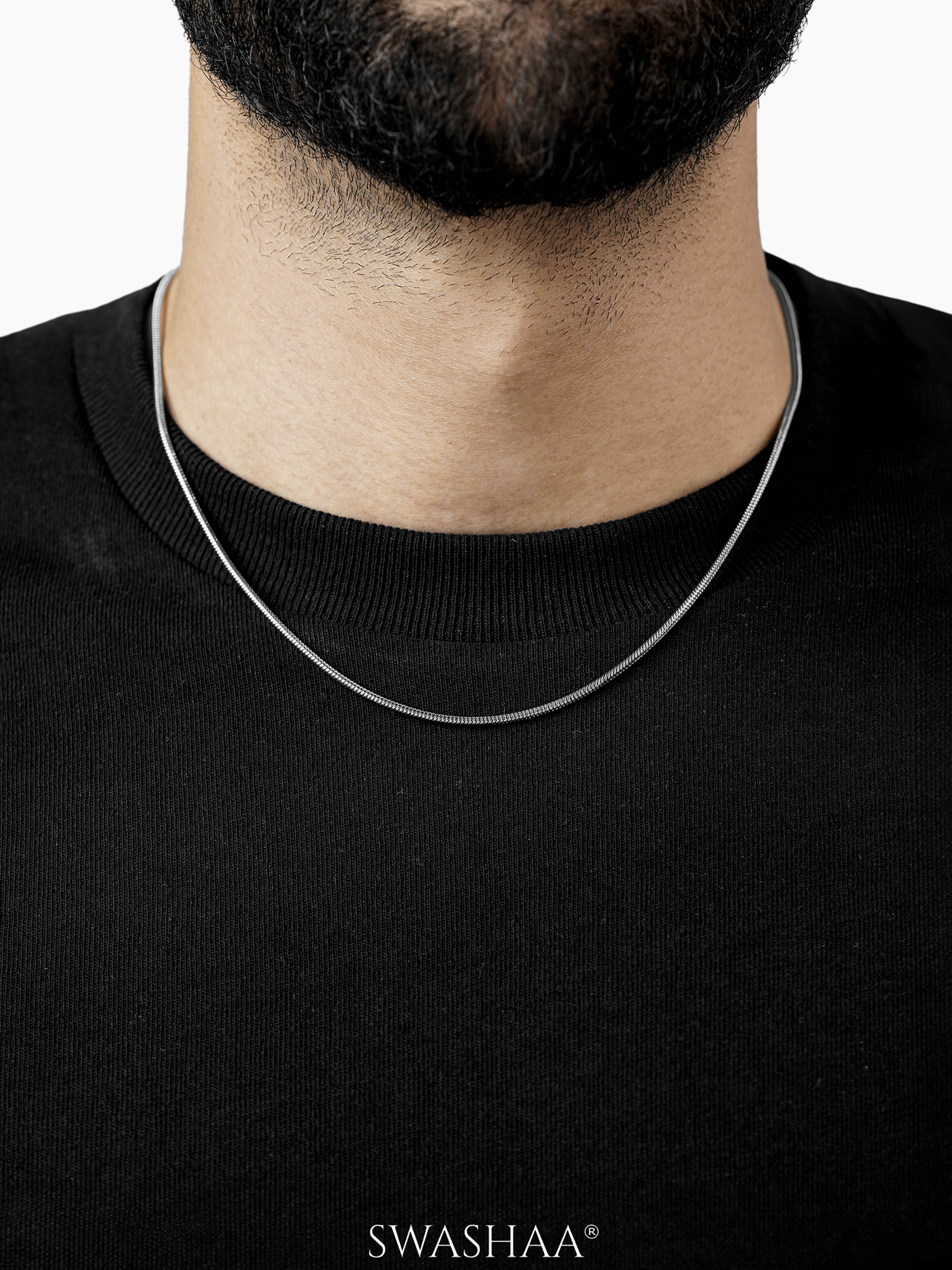 Round Snake 2 MM Men's Chain