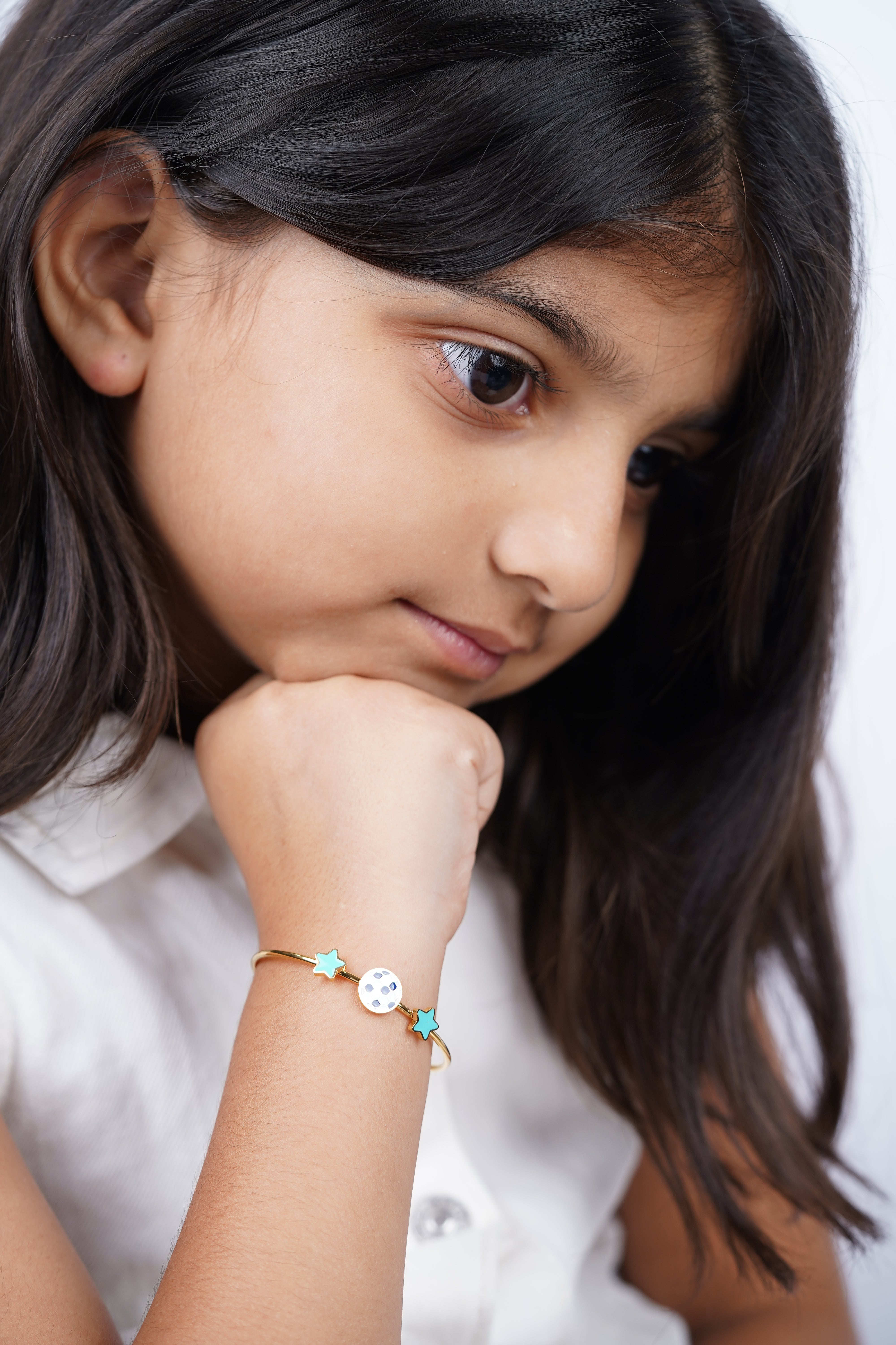 Striker Football 18K Gold Plated Kid's Kada Bracelet