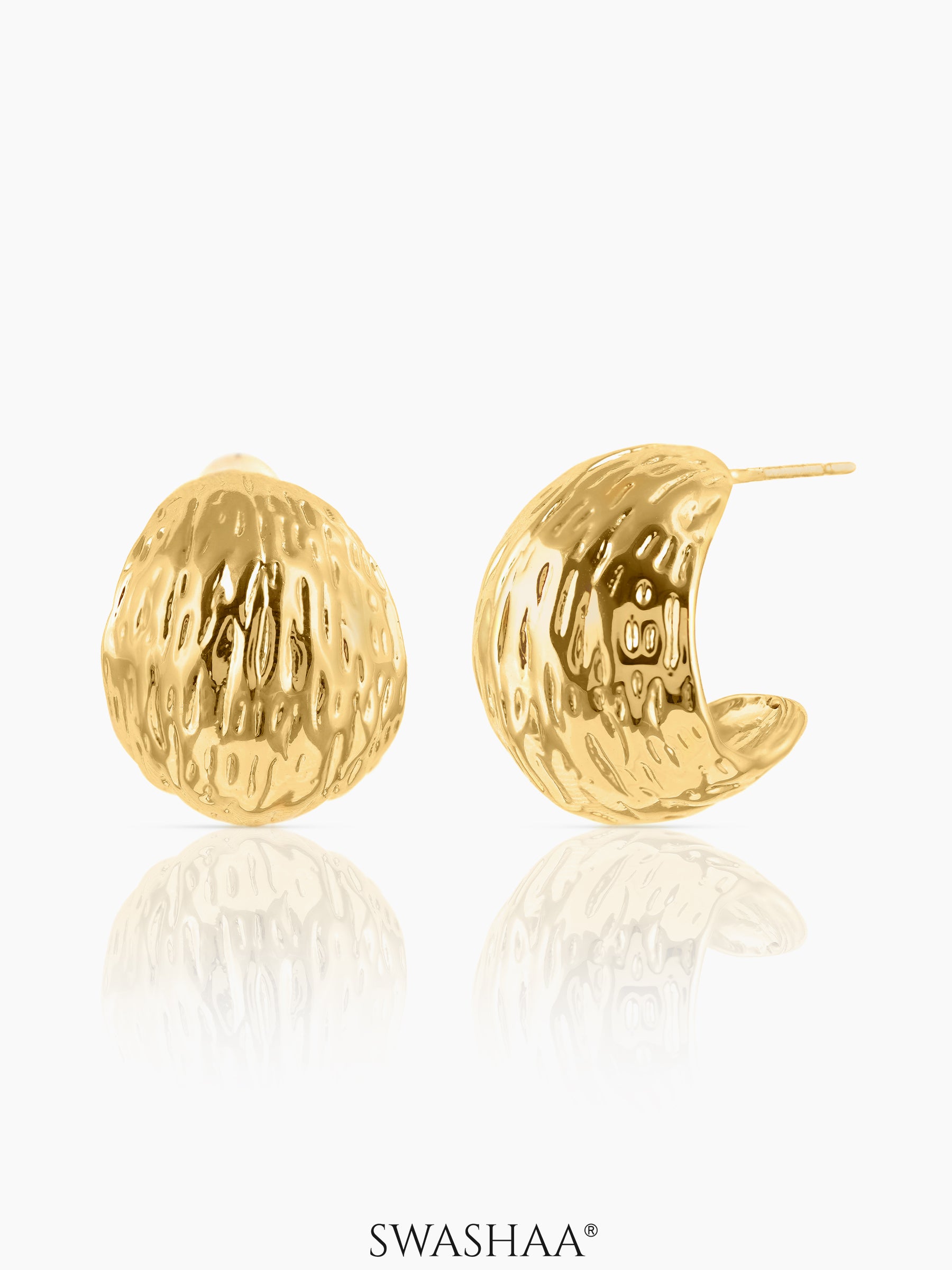 Sail 18K Gold Plated Earrings Gold