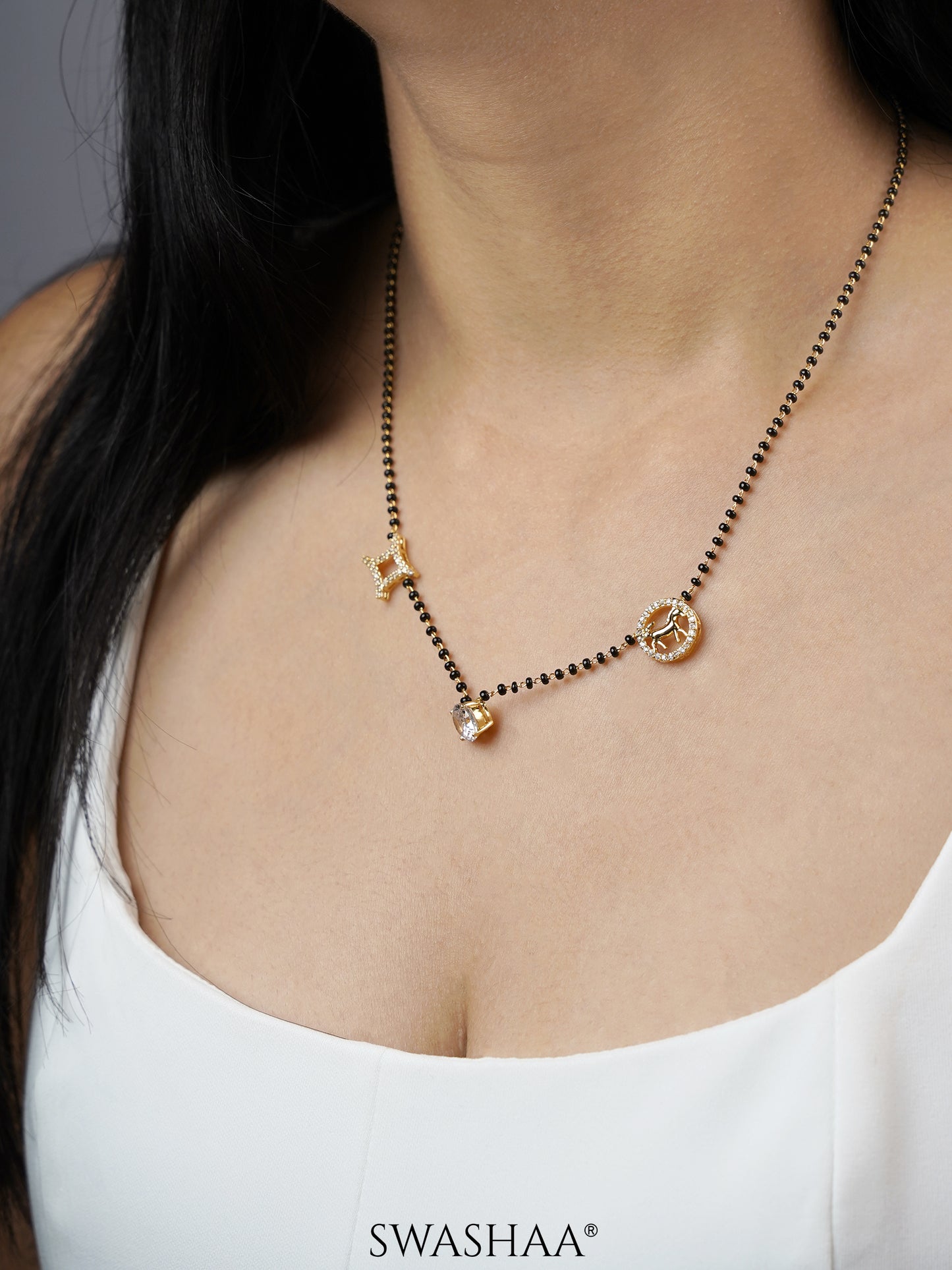 Samaa 18K Gold Plated Mangalsutra