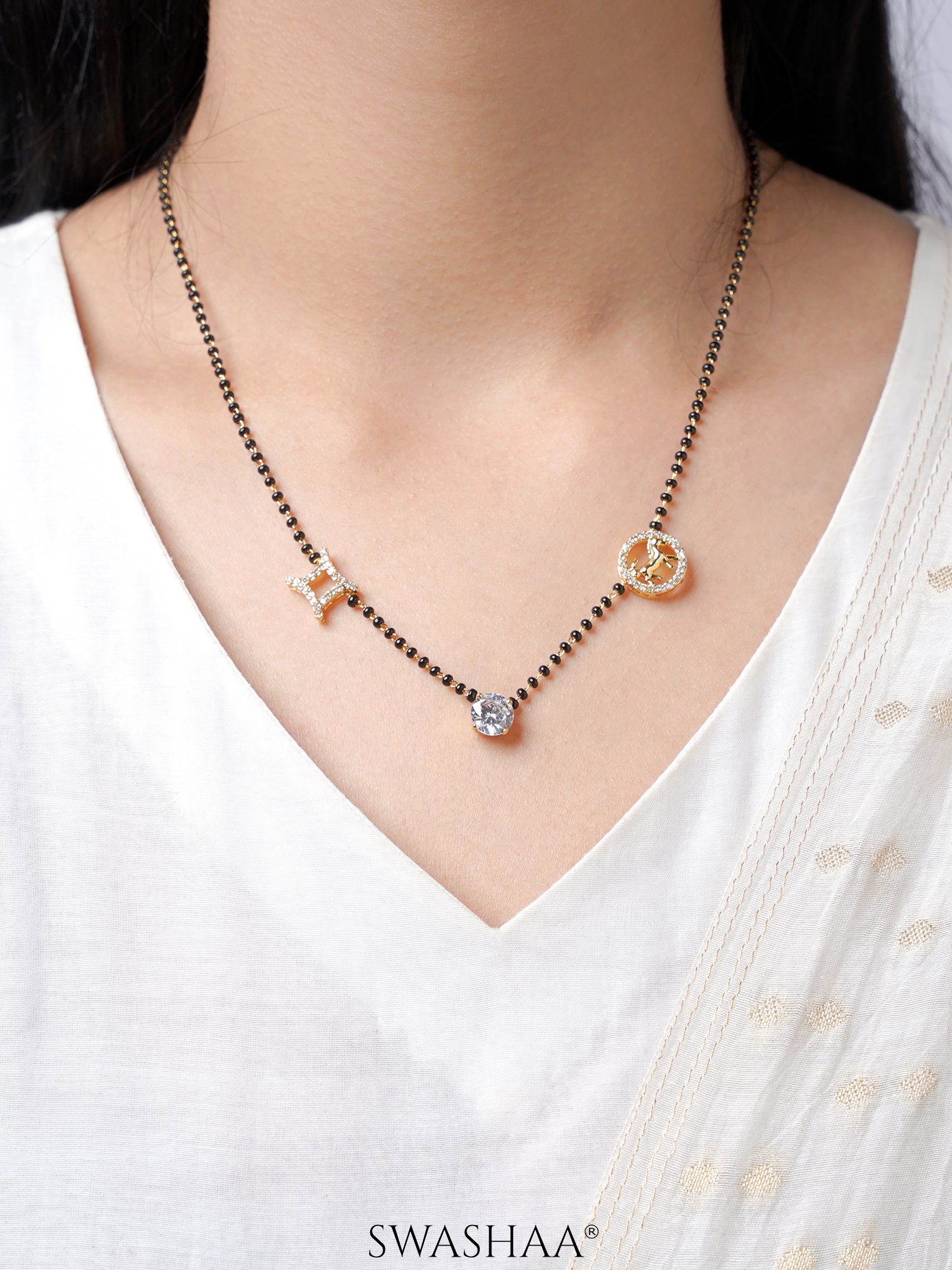 Samaa 18K Gold Plated Mangalsutra