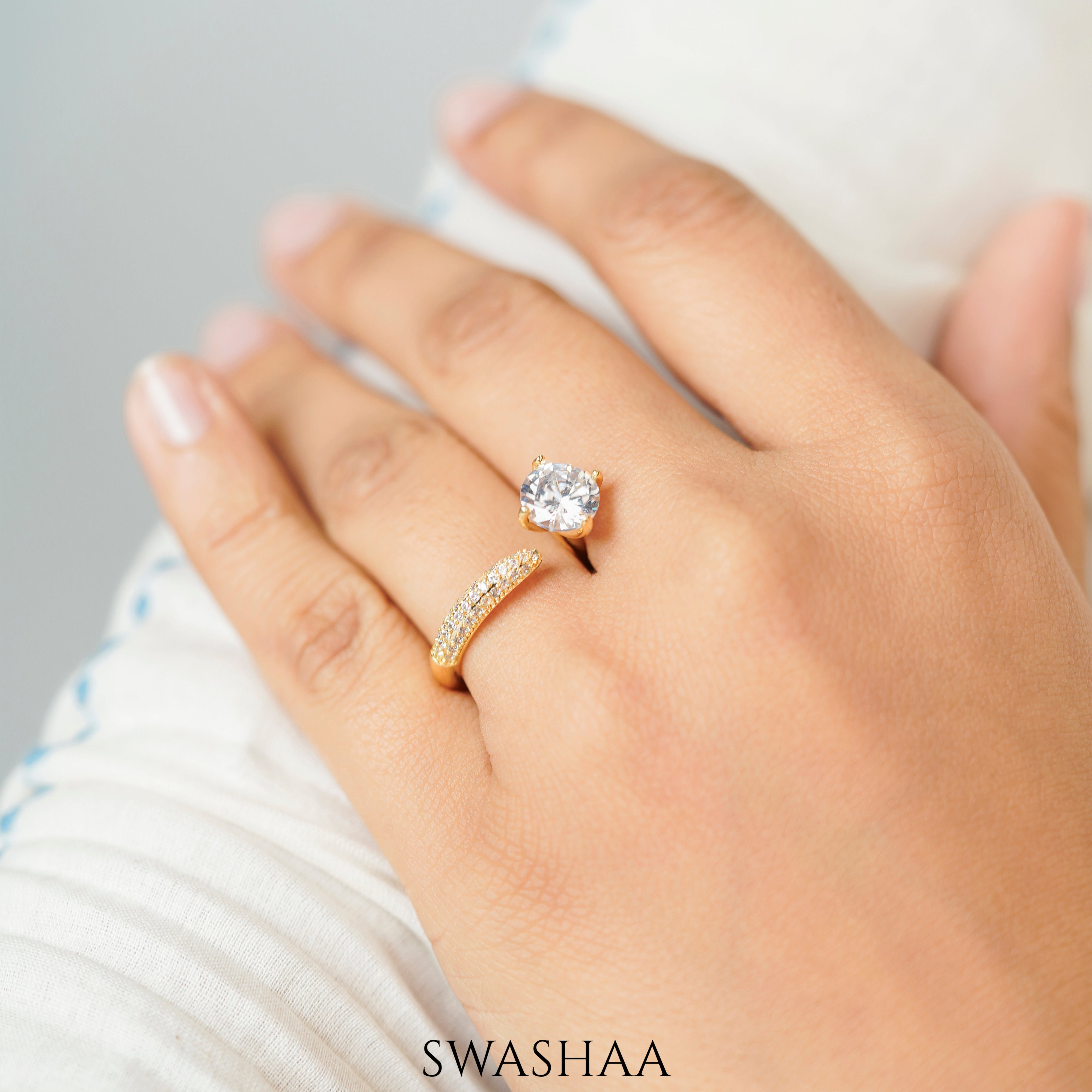 Samta 14K Gold Plated Ring