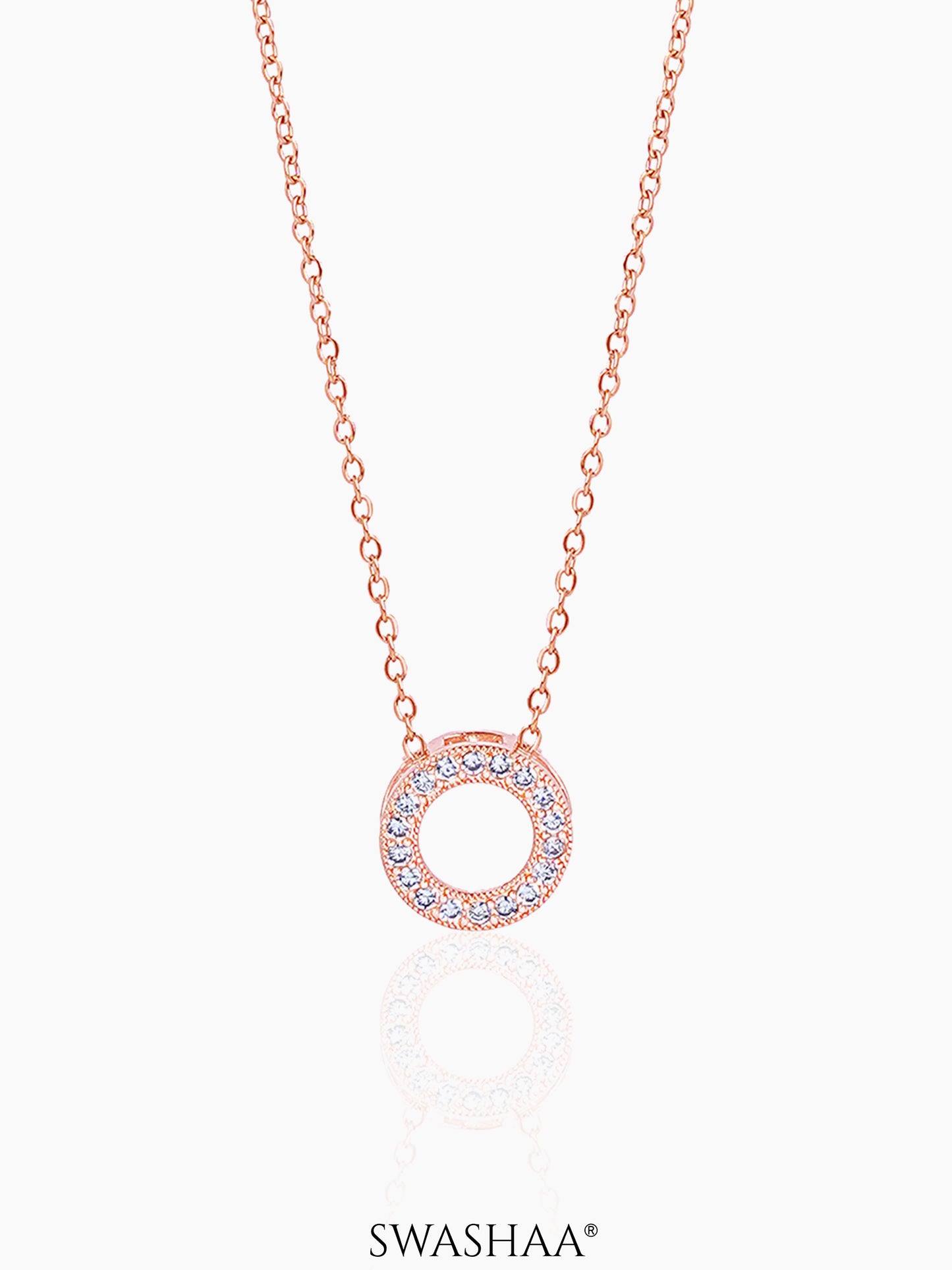 Sara Rosegold Plated Necklace Rosegold