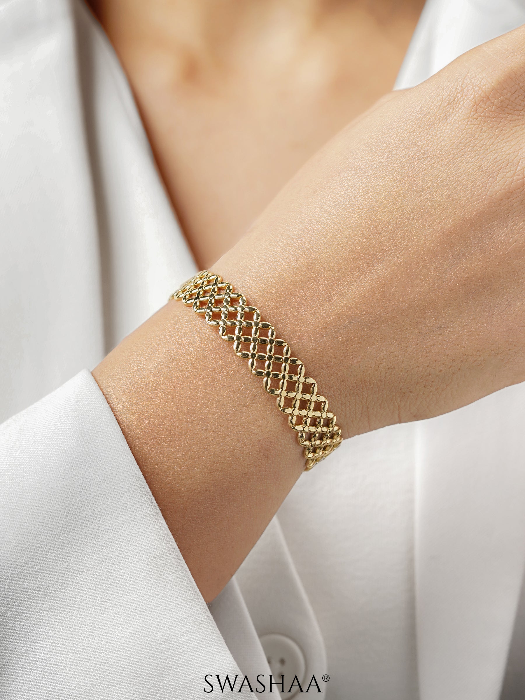 Scarlet 18K Gold Plated Bracelet