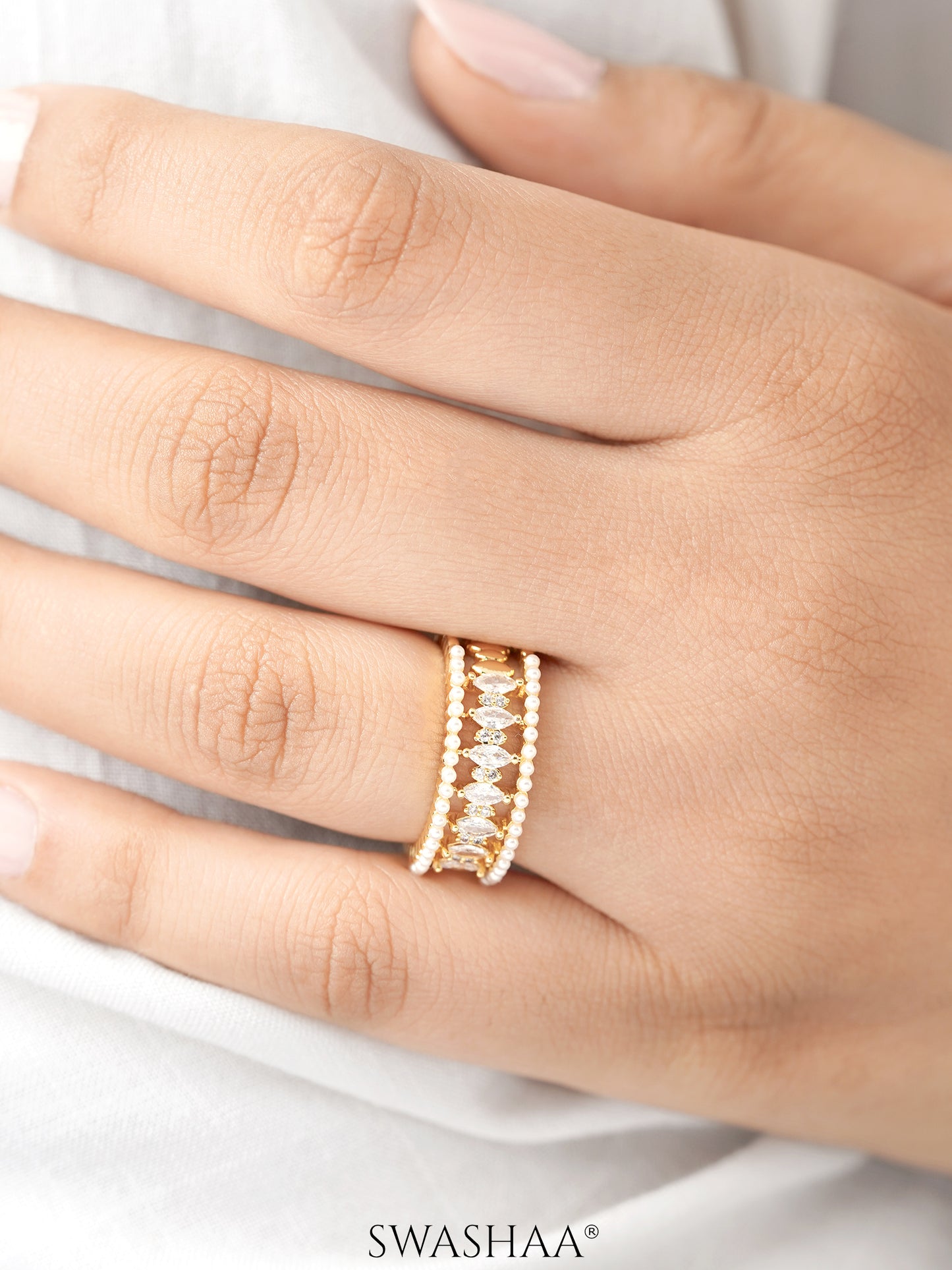 Serenity 14K Gold Plated Ring