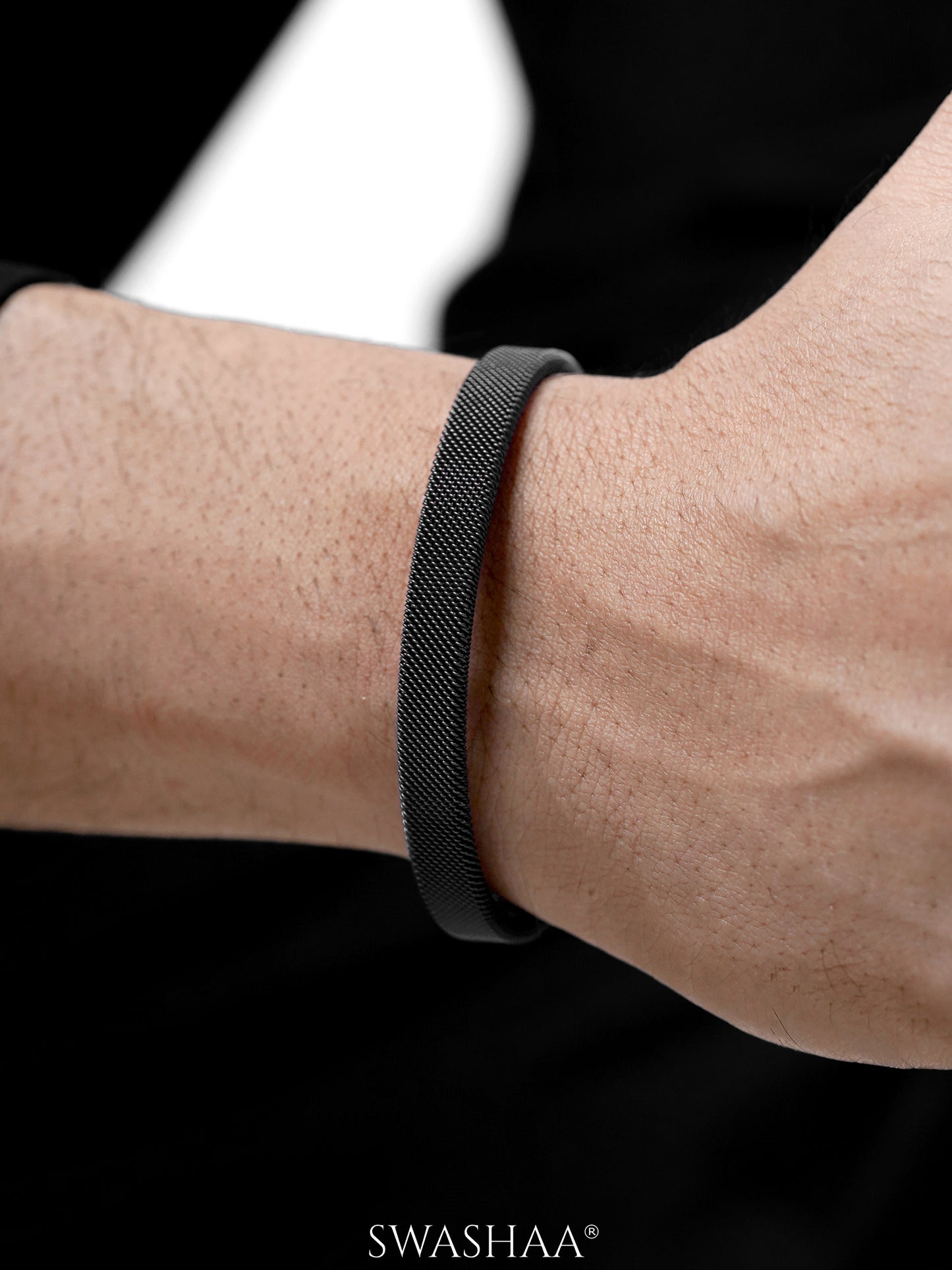 Mesh Cuff Men's Bracelet
