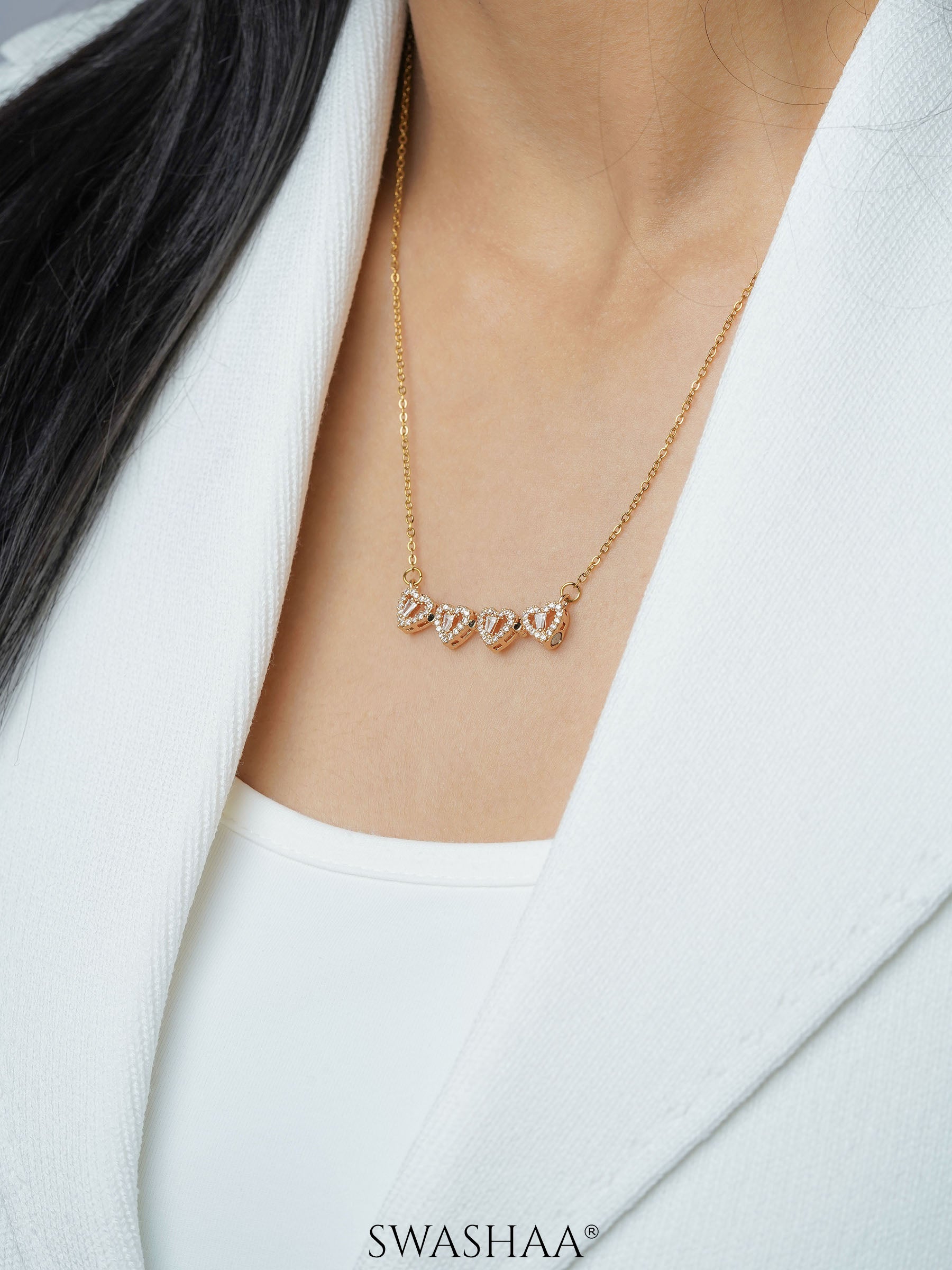 Shiny Clover Necklace