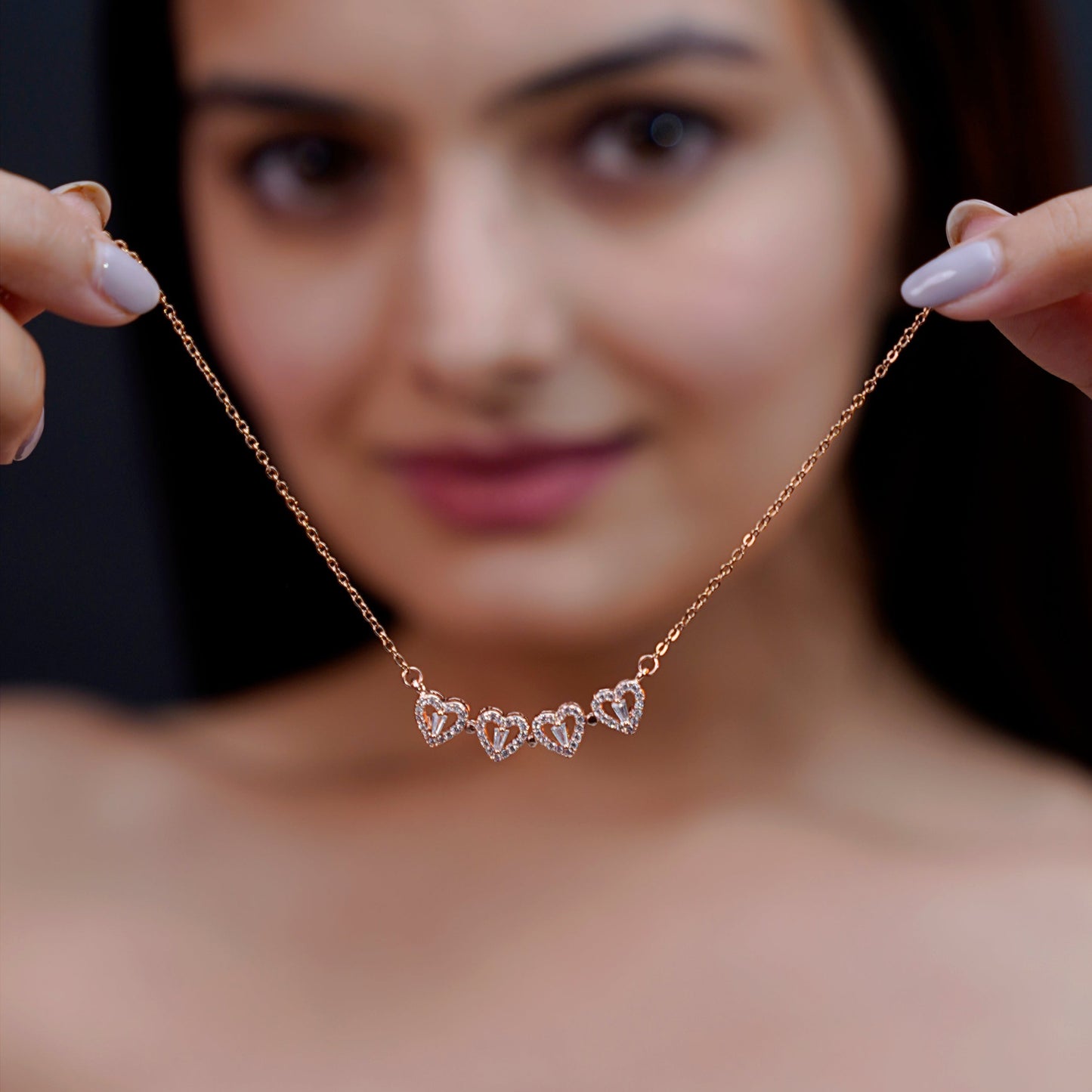 Shiny Clover Necklace
