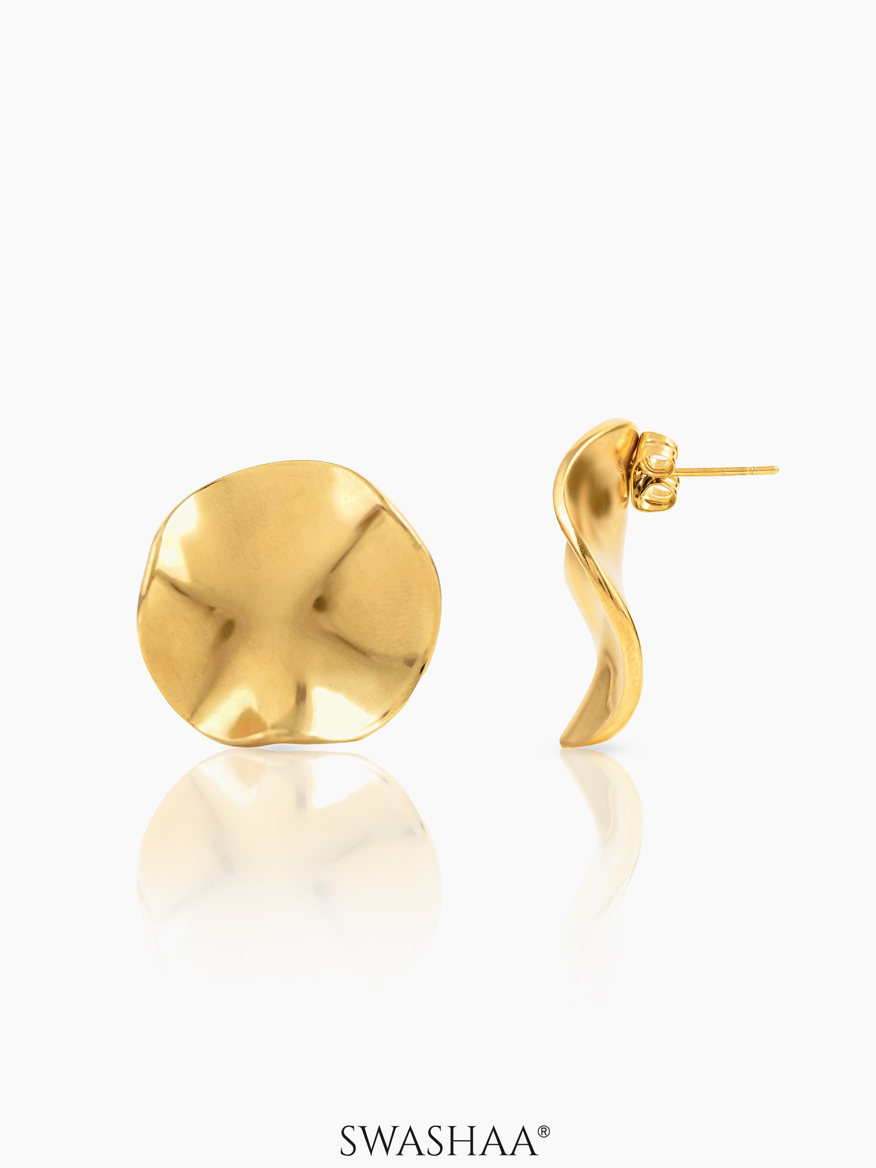 Sienna 18K Gold Plated Earrings Gold