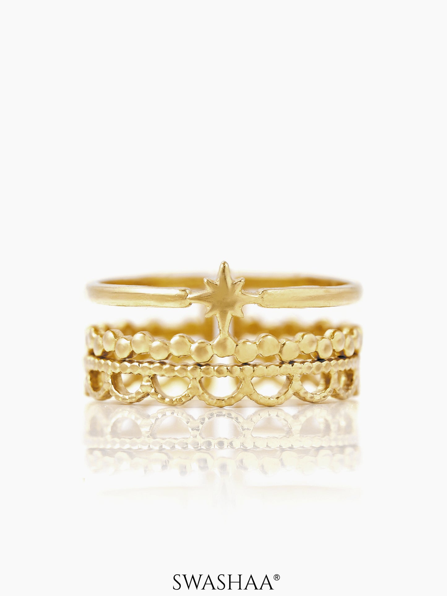 Silas 18K Gold Plated Ring Gold