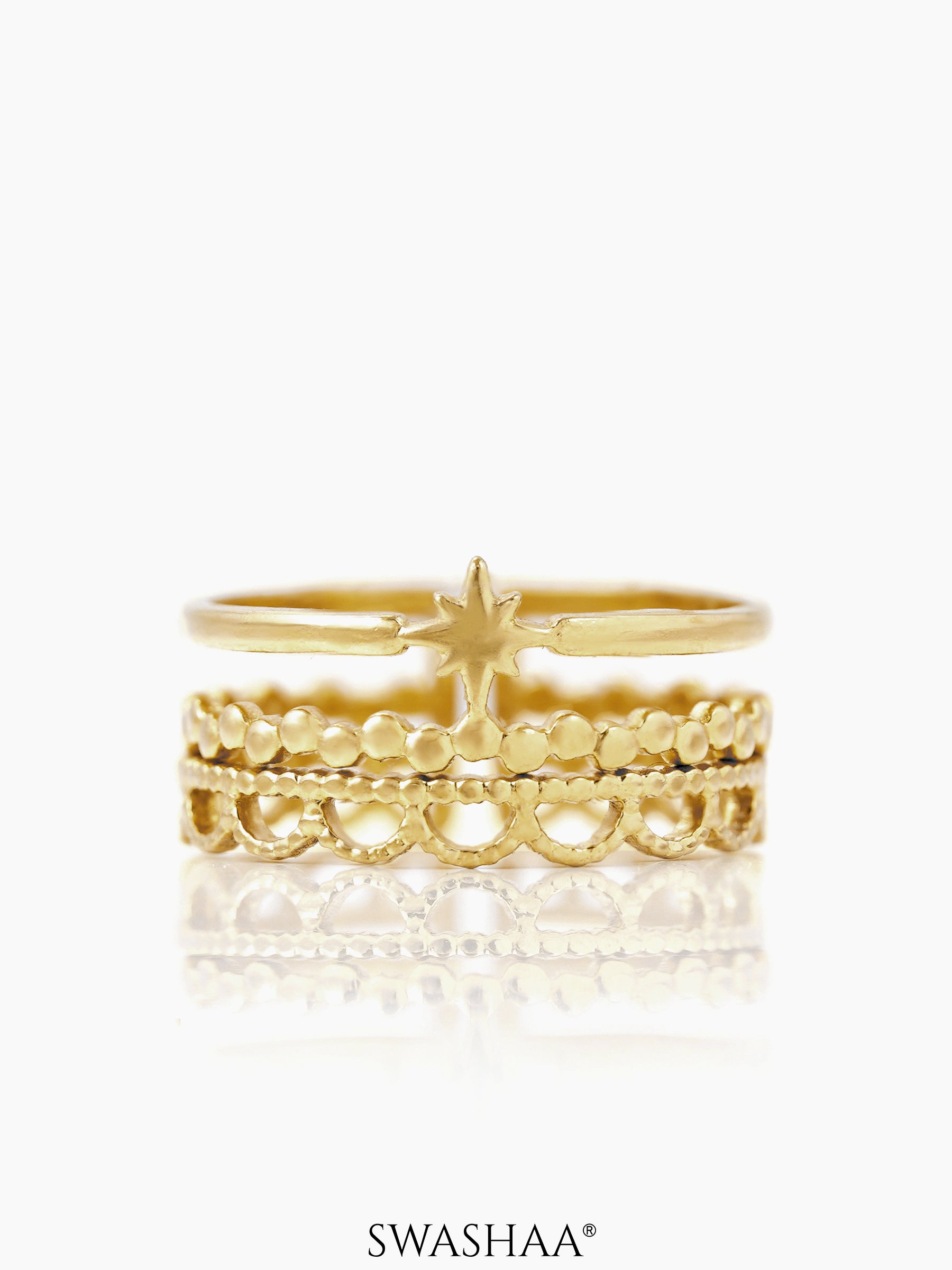 Silas 18K Gold Plated Ring Gold