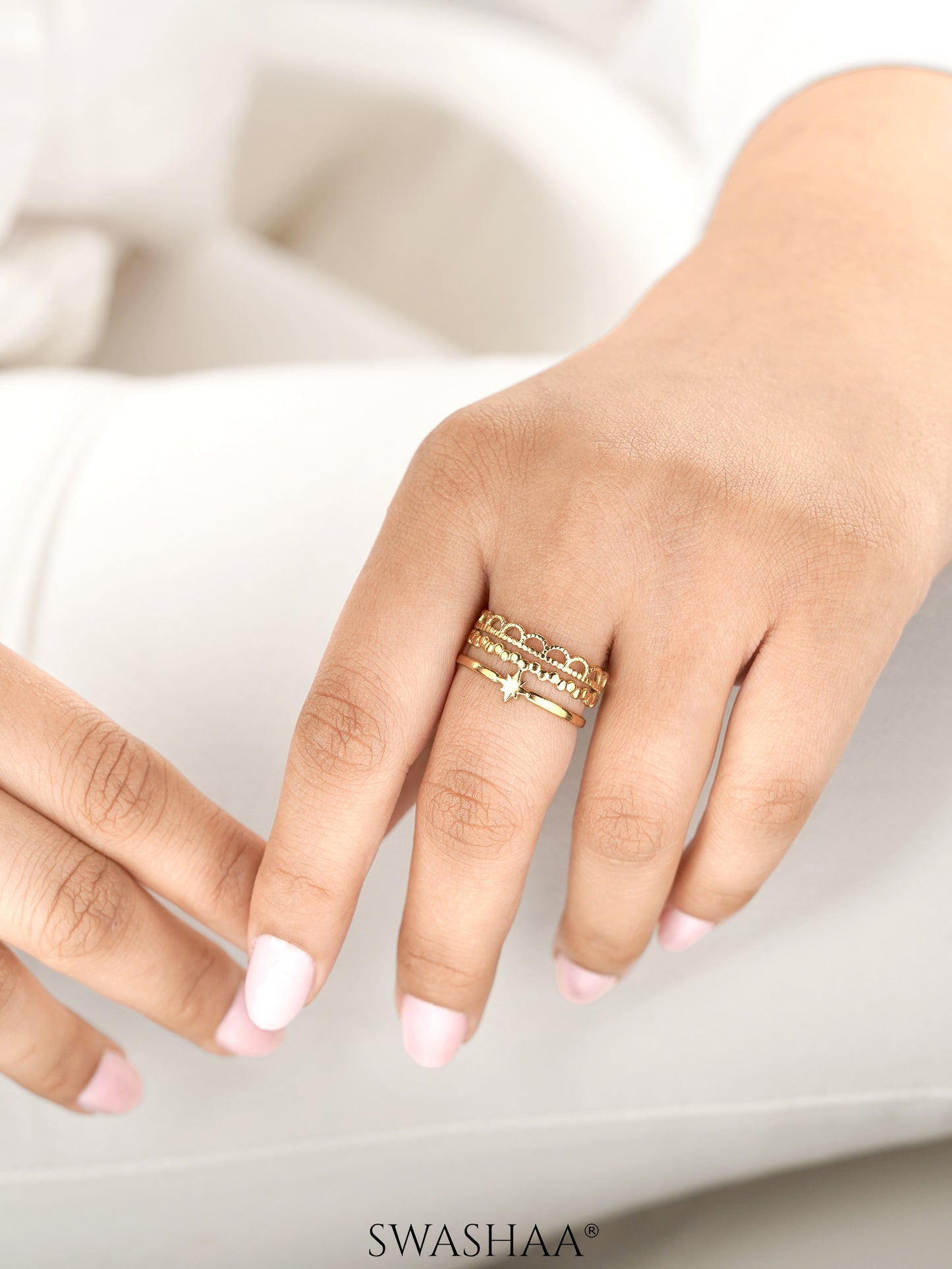 Silas 18K Gold Plated Ring