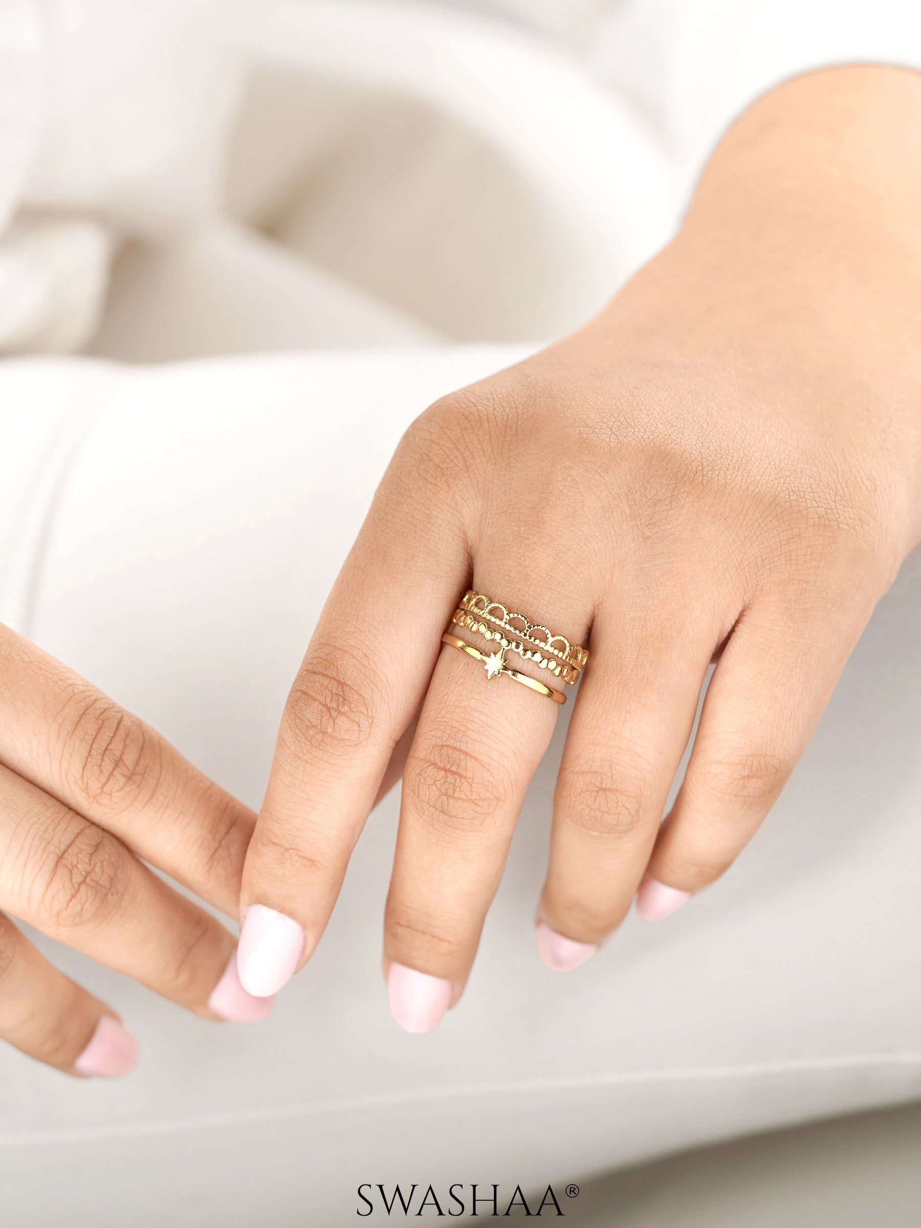 Silas 18K Gold Plated Ring