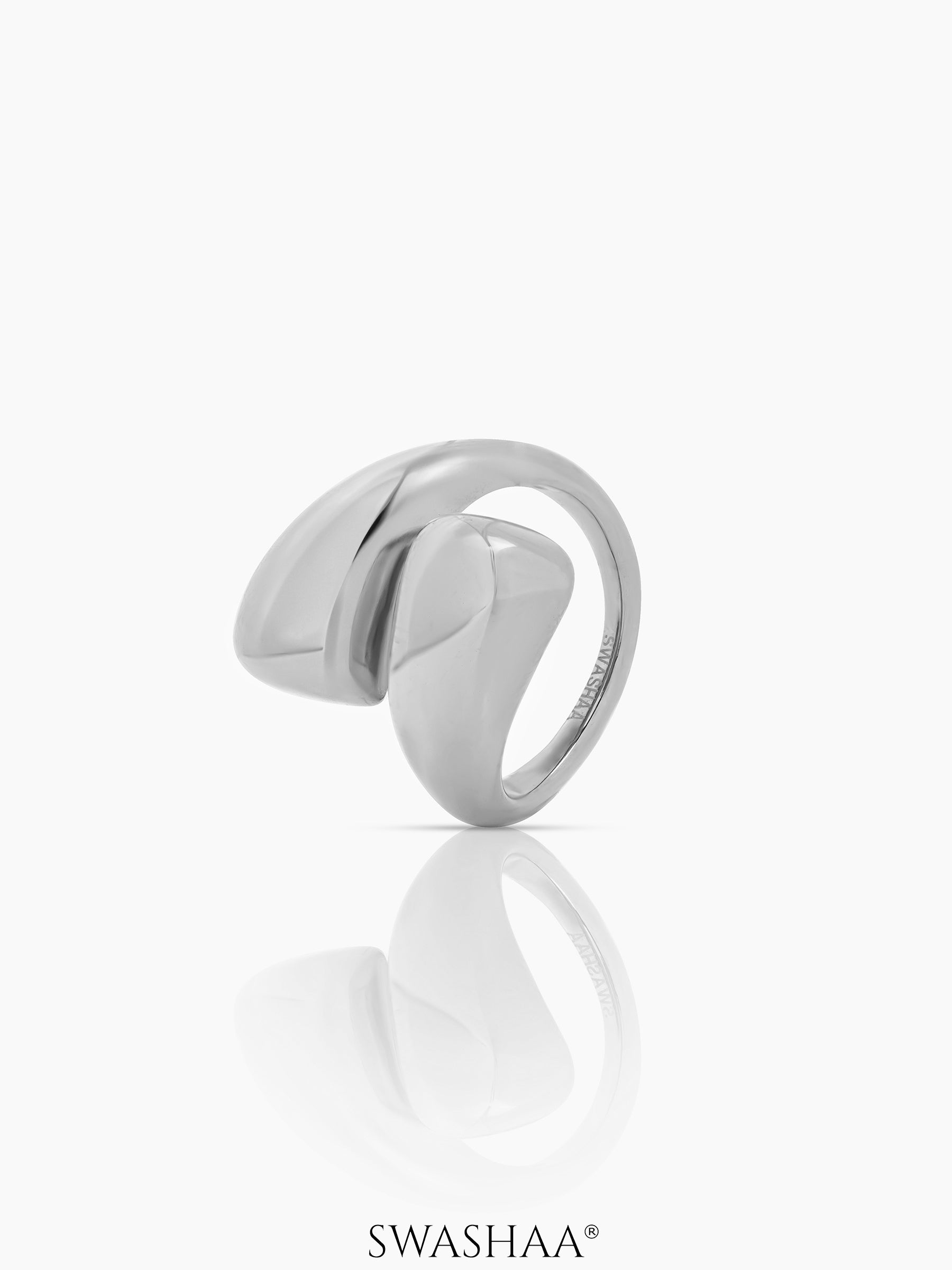 Siona Curve Ring Silver