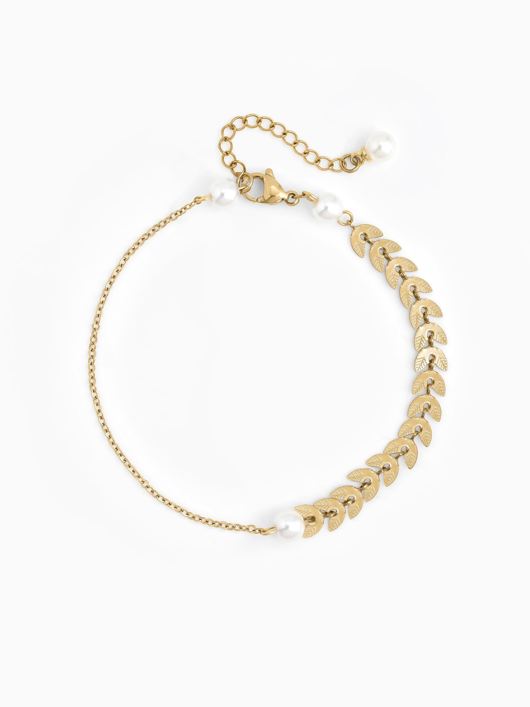 Sira Pearl Women's Anklet 18K Gold Plated