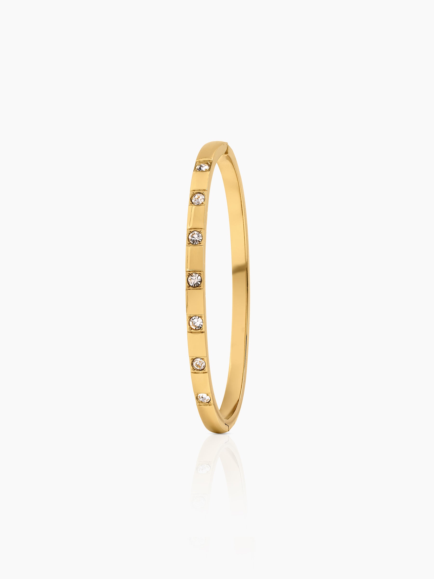 Solmira 18K Gold Plated Diamond Band Bracelet Gold