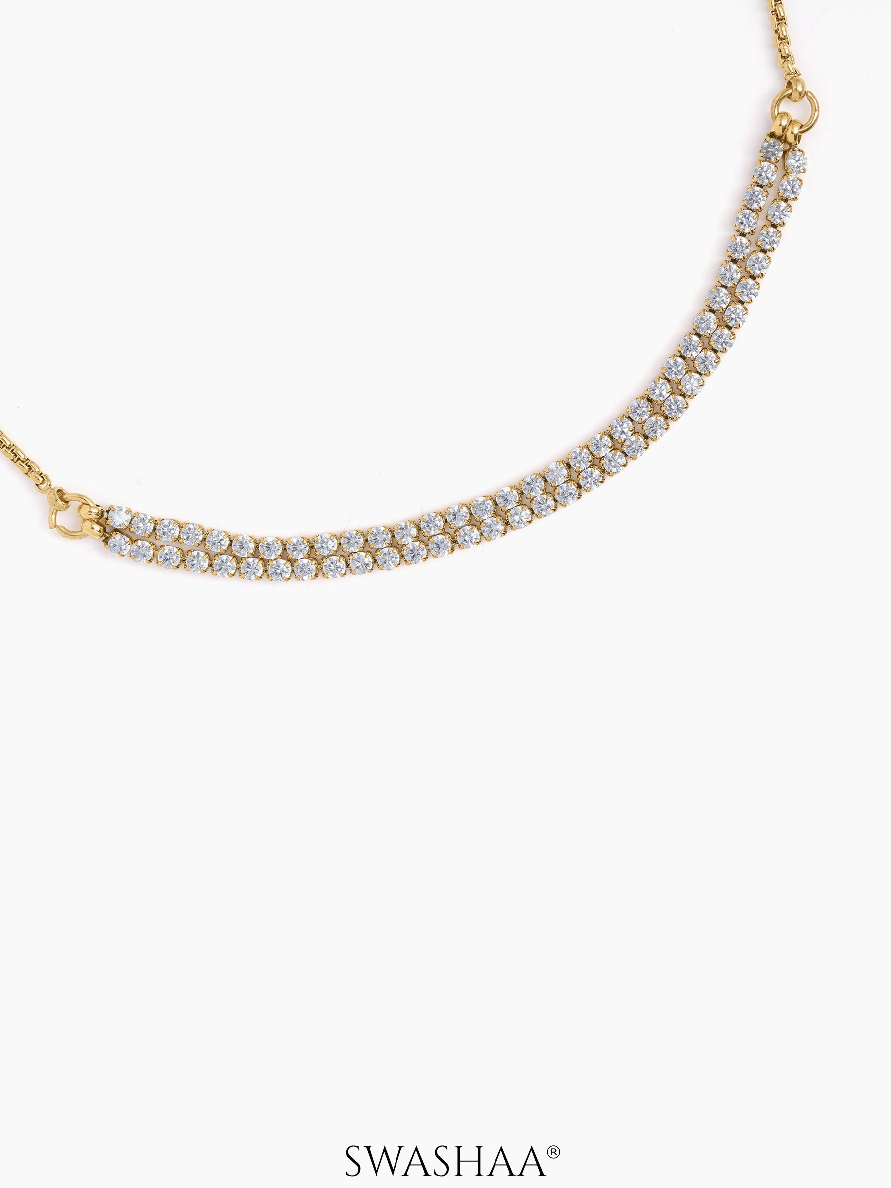 Sophia Diamond Double Strand Women's Anklet