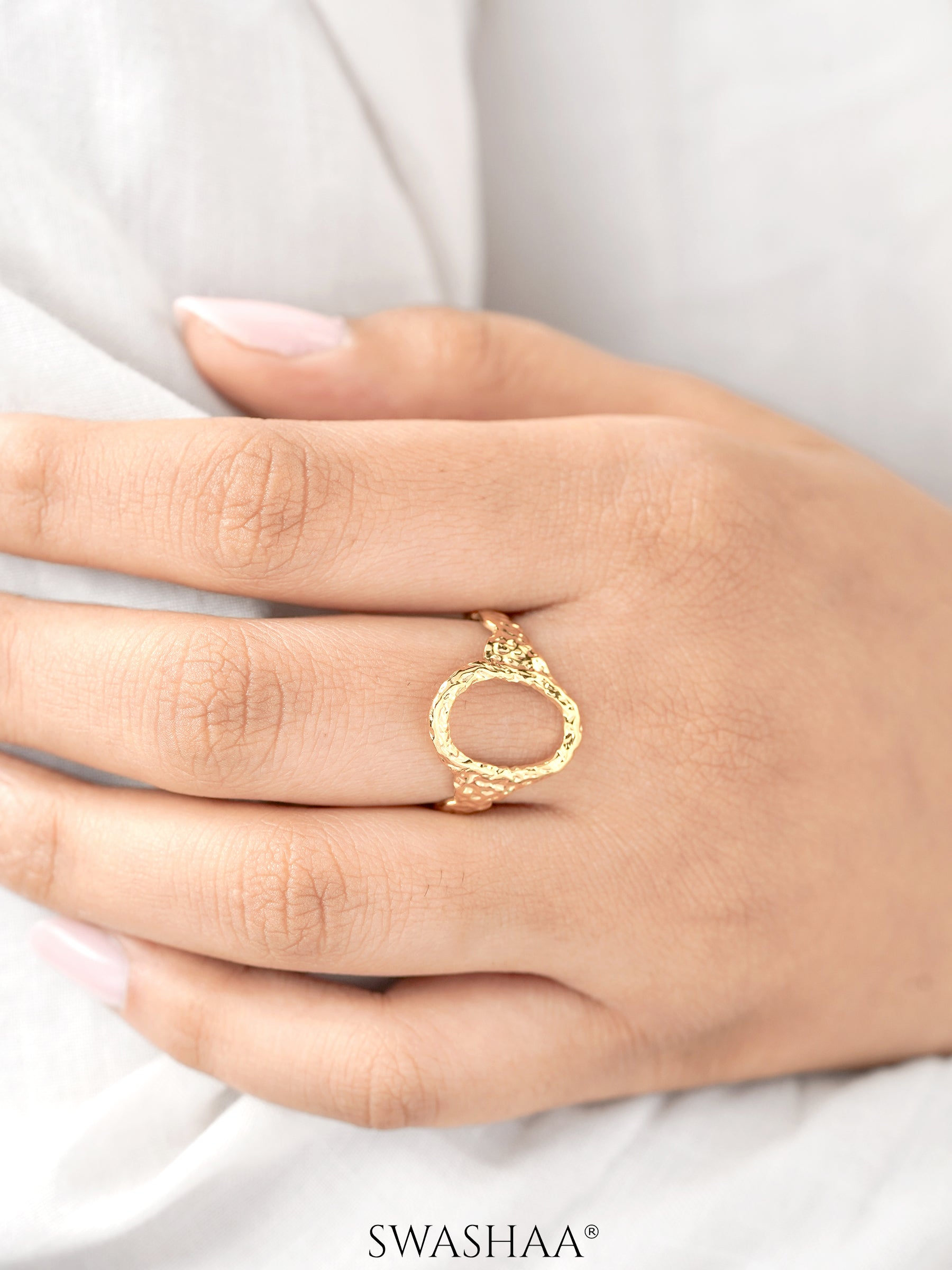 Soraya 18K Gold Plated Ring